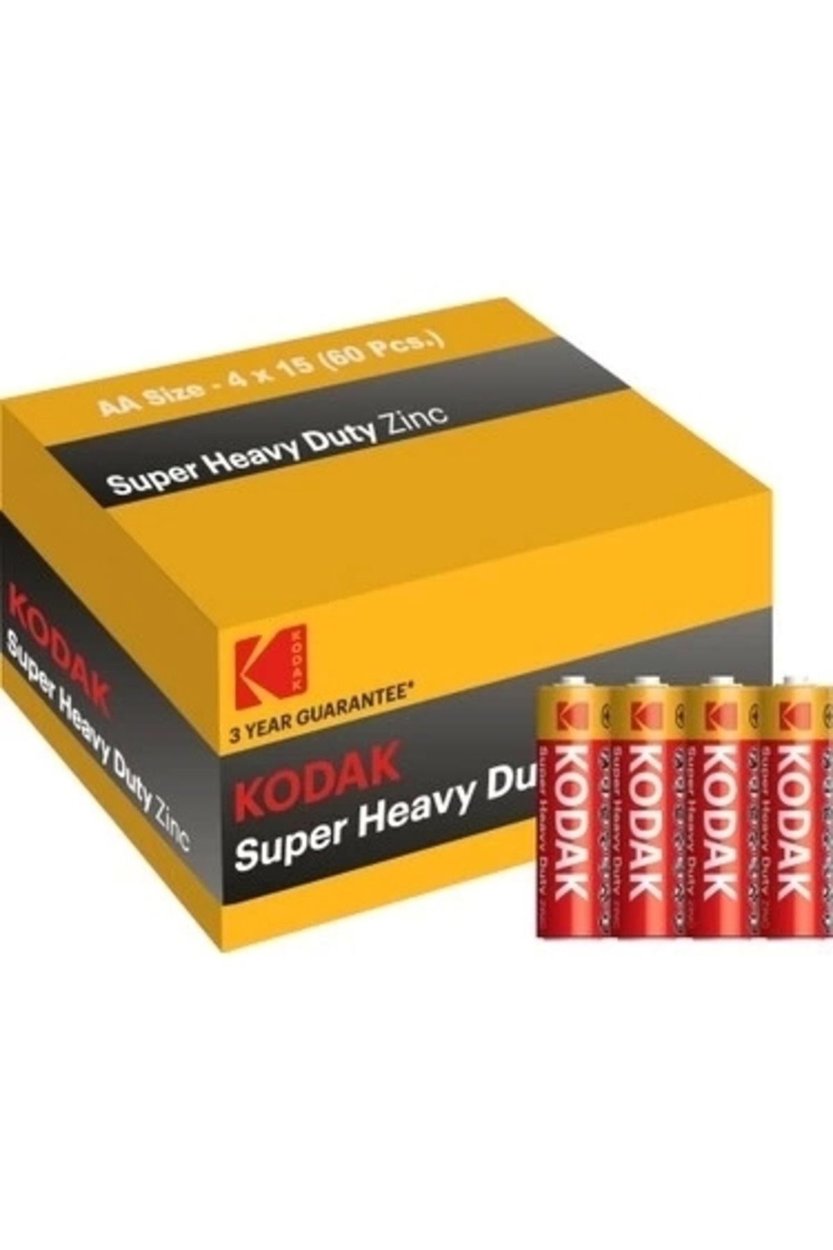 Generic Kodak Aa Pil Super Heavy Duty Çinko Karbon Kalem Pil 60