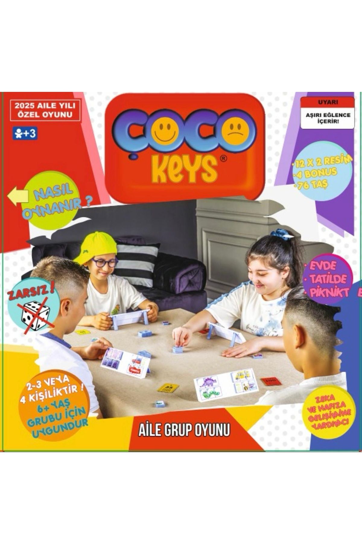 Woodeso Çocu Keys Kutu Keys Çocuk Okey Oyunu Eğitici Zeka Oyunu