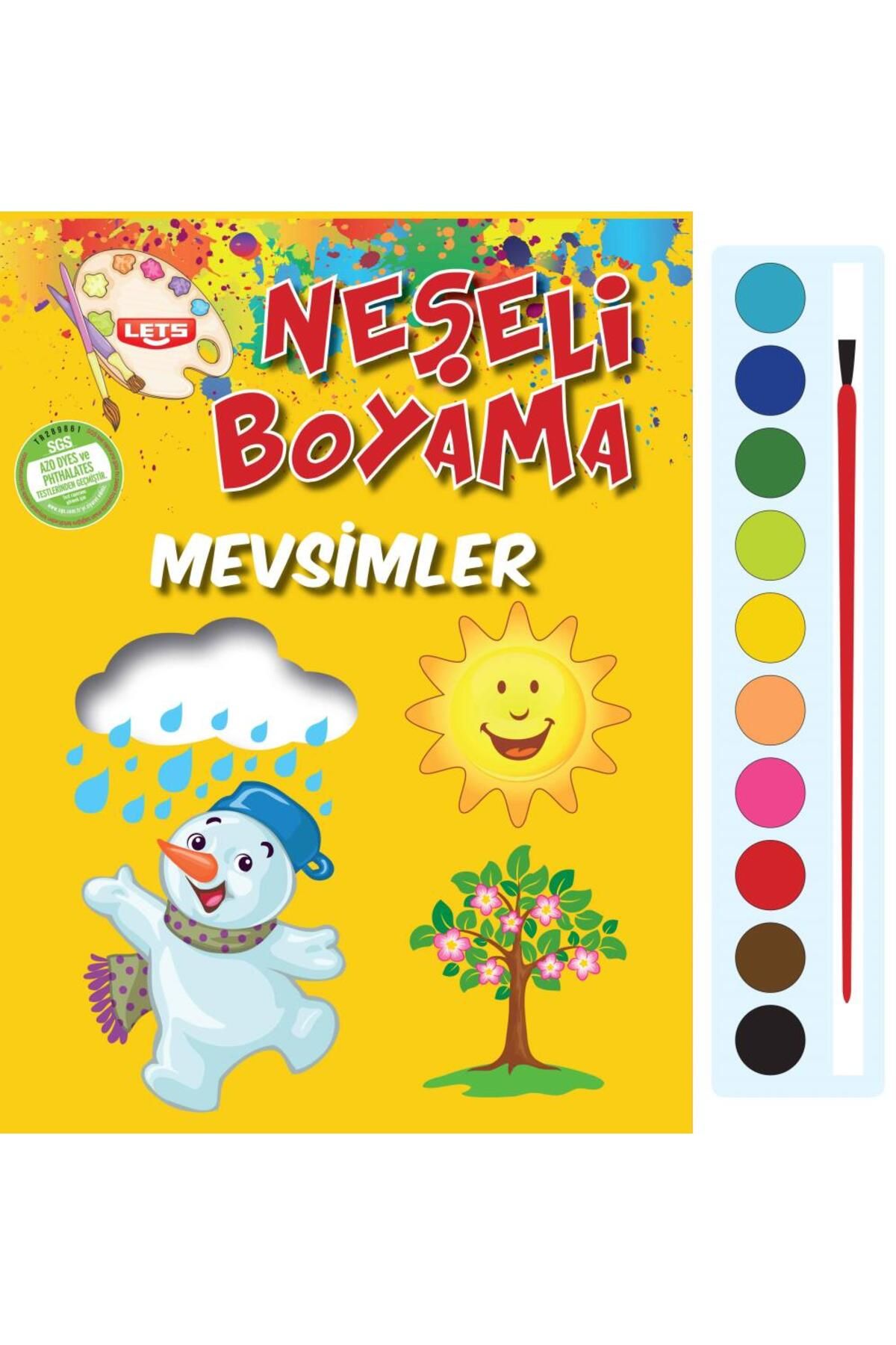 Parıltı Yayınları Neşeli Boyama - Mevsimler