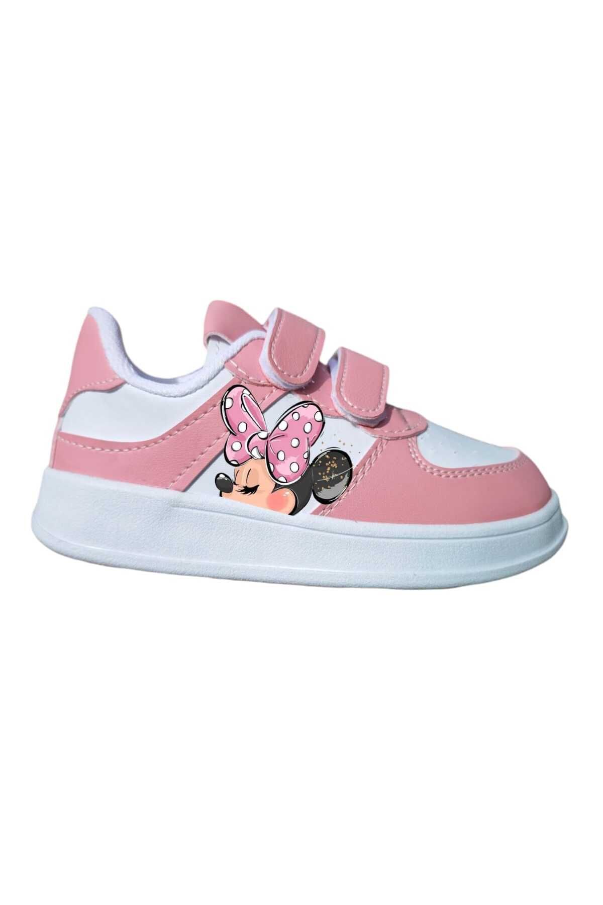 bhk desing Minişko baskılı kız çocuk spor ayakkabı sneaker