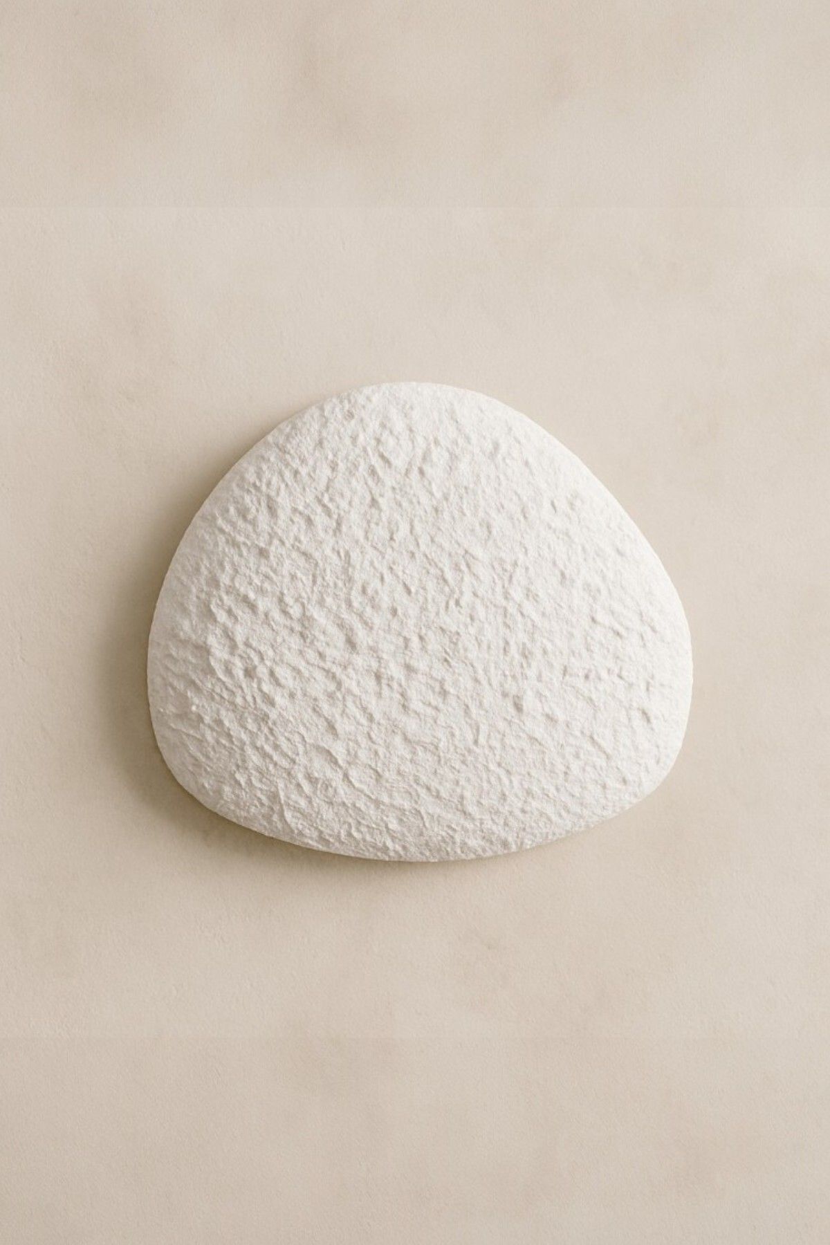 oceanpoint Dokulu Beton Duvar Apliği, El Yapımı, Dekoratif Aydınlatma, Doğal Formlu Modern Lamba, 32 cm