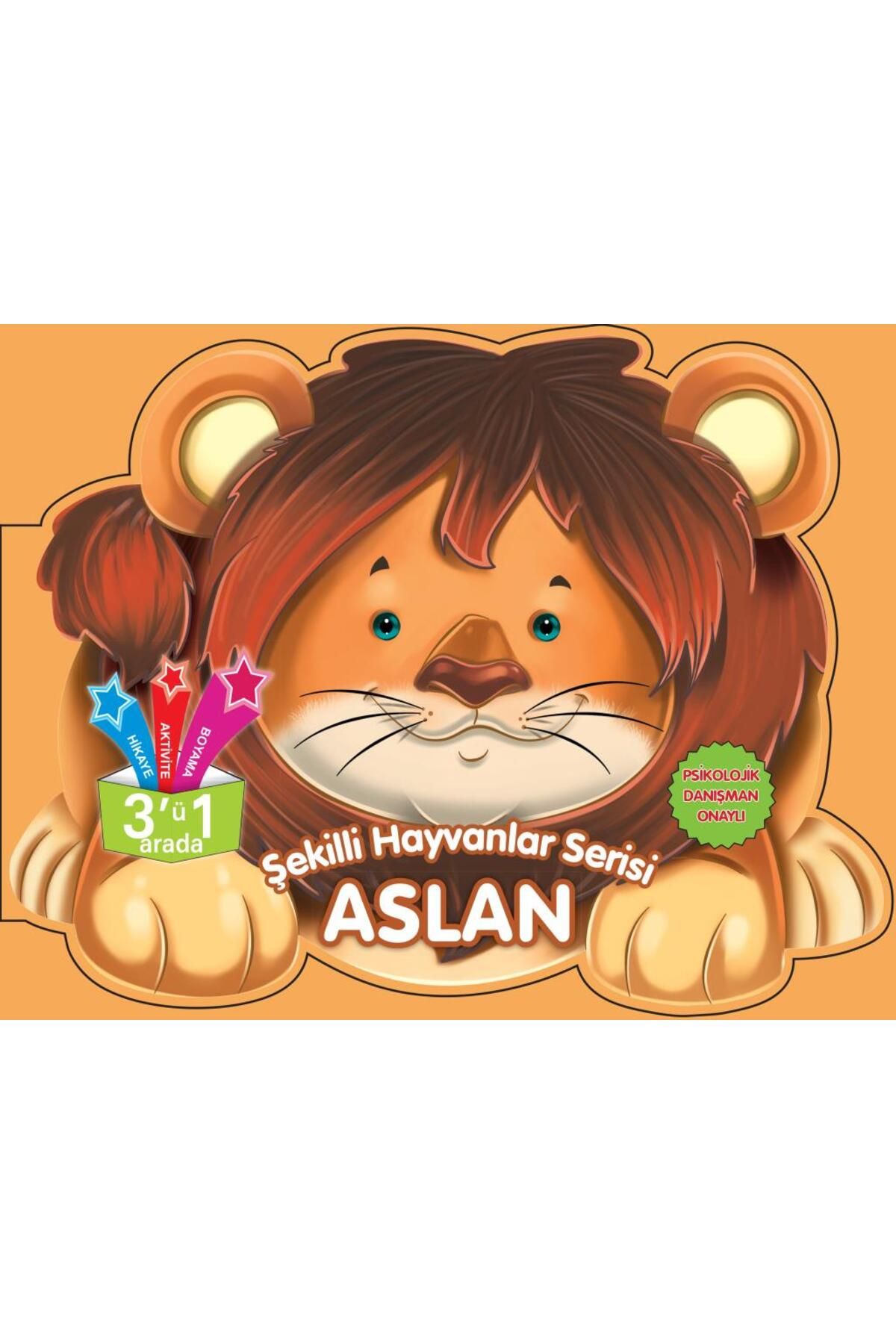 Parıltı Yayınları Şekilli Hayvanlar Serisi - Aslan