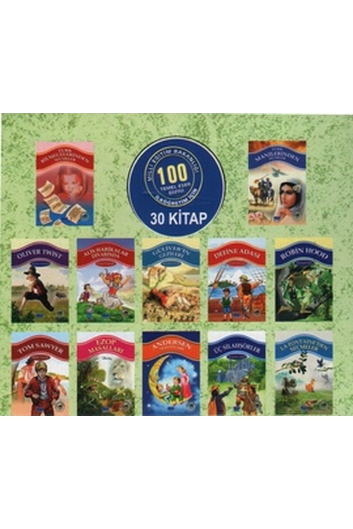 Parıltı Yayınları 100 Temel Eser 1. Kademe Kutulu 30 Kitap