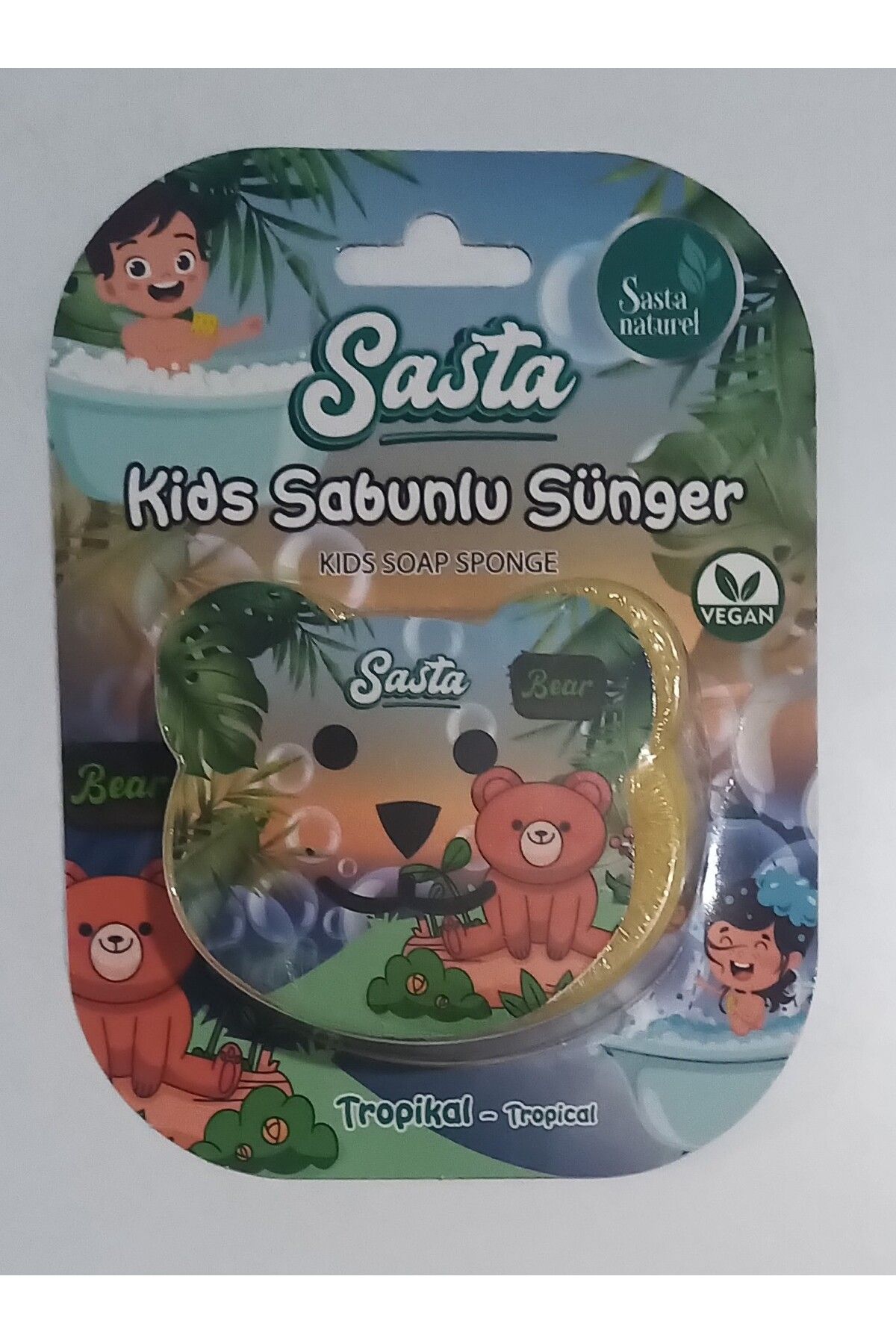 Sasta Tropical Kids Sabunlu Sünger