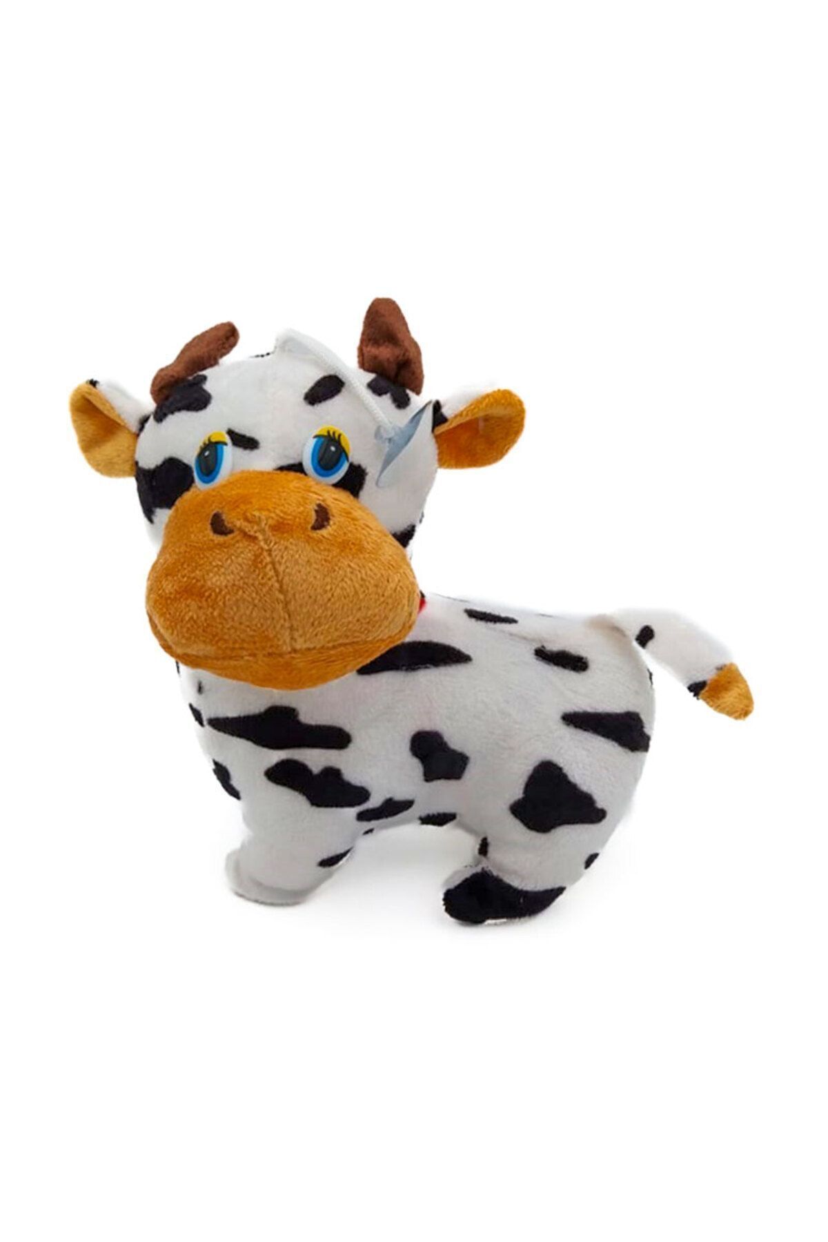 MERTCHİ STORE Peluş İnek 20 Cm Beyaz