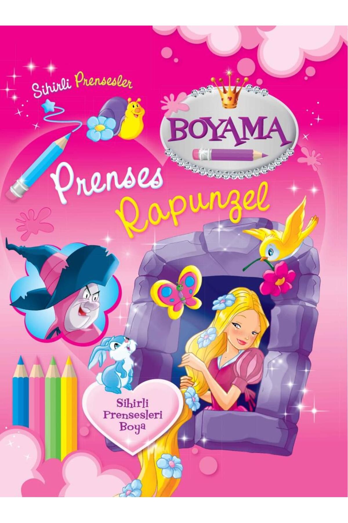 Parıltı Yayınları Sihirli Prensesler - Prenses Rapunzel