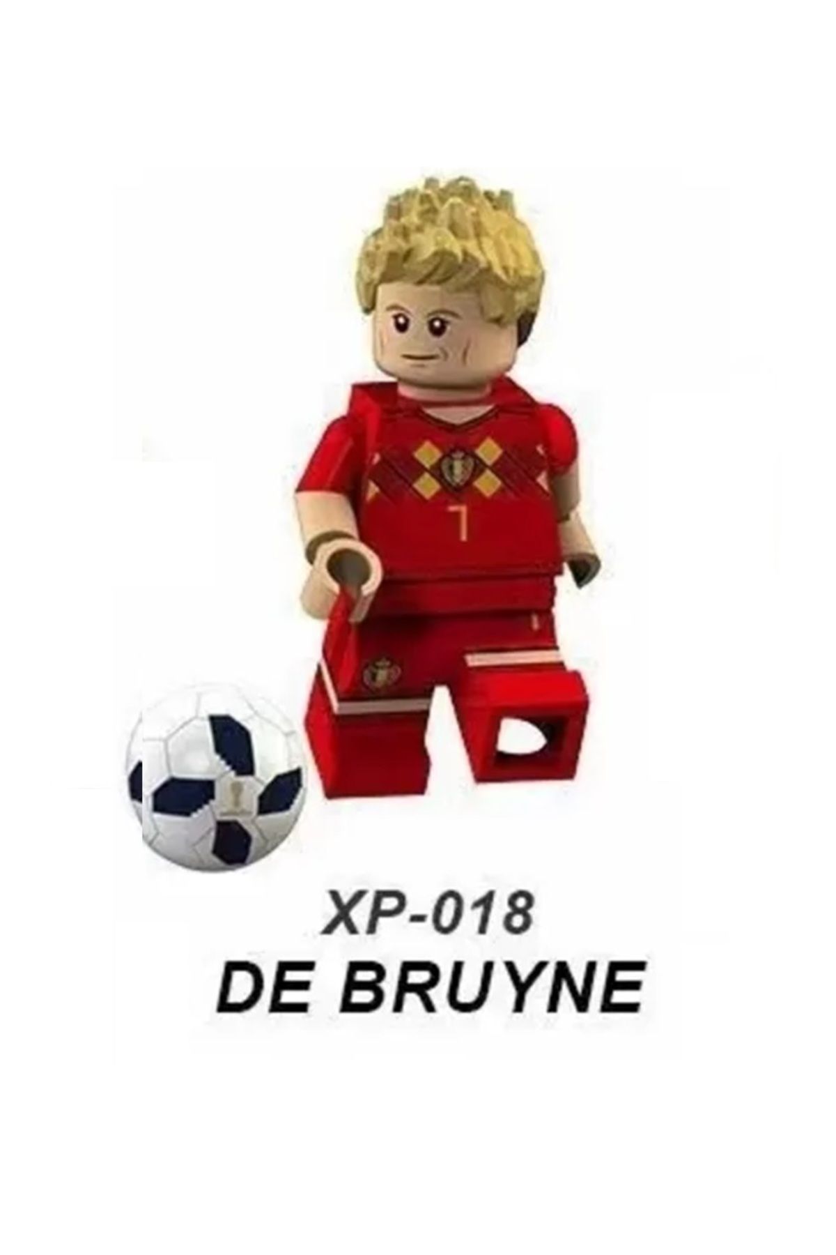marimari Mini Figür Uyumlu Yapı Taşları DE BRUYNE Futbol