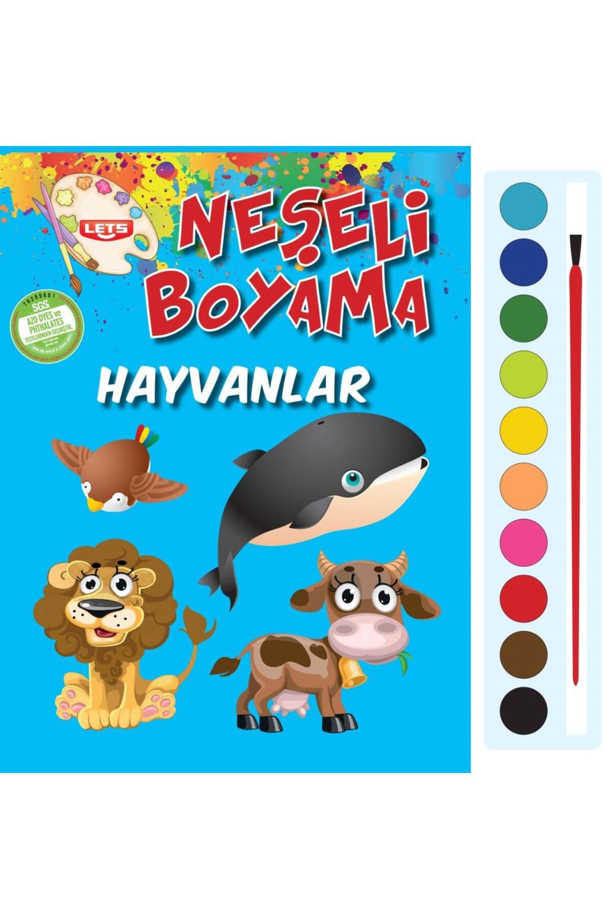 Parıltı Yayınları Neşeli Boyama - Hayvanlar