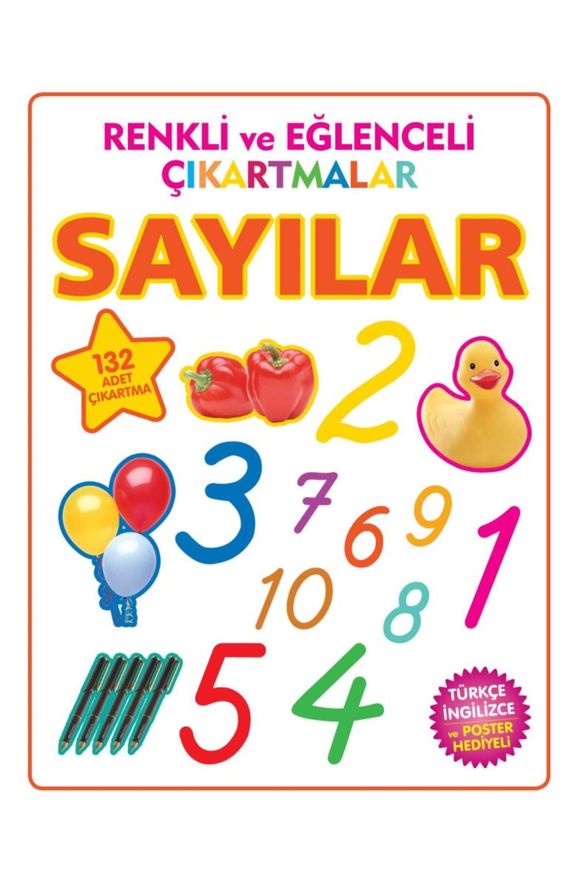 Parıltı Yayınları Renkli ve Eğlenceli Çıkartmalar - Sayılar