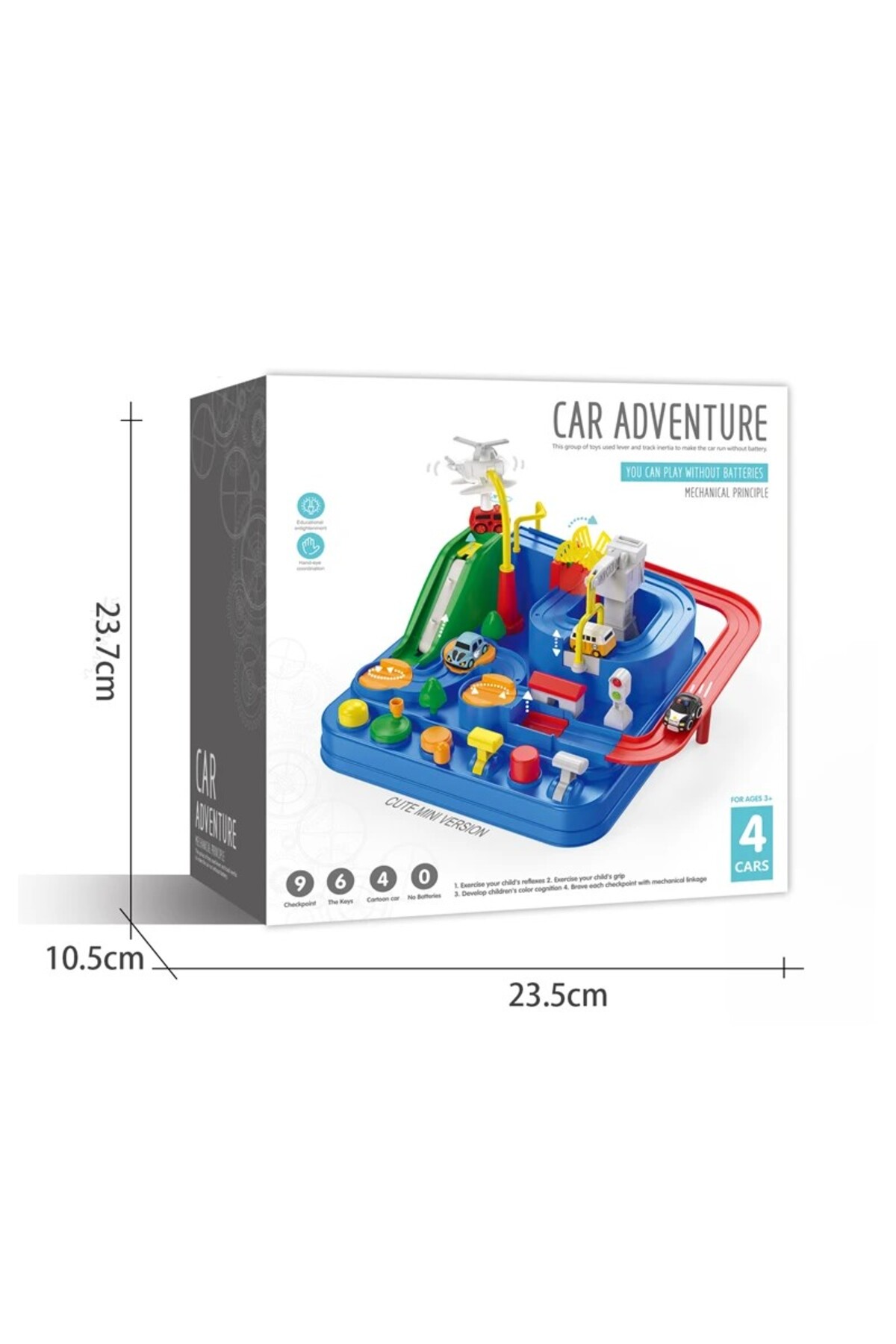 tutobaby Montessori Eğlenceli ve Maceralı Trafik Oyun Seti fotoğrafı 4 (önizleme)