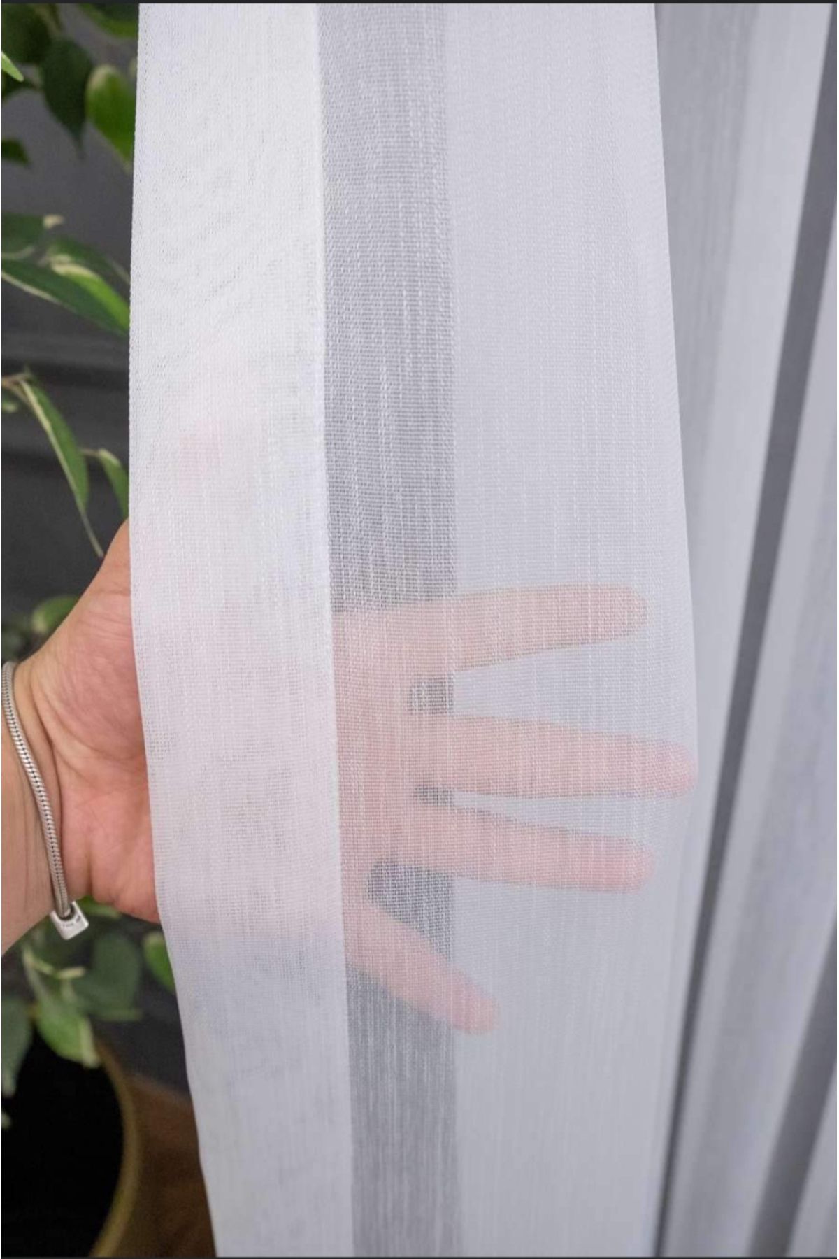 ÇAĞDAŞ 10 METRE TTM TÜL PERDE DİKİŞSİZ YÜKSEKLİK 300 CM