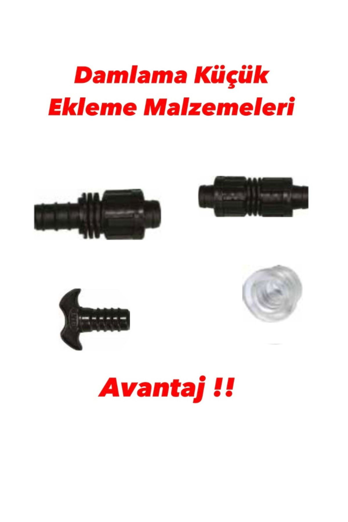 Alternatif 25’li Damlama Seti – Körtapa + Yeni Tip Conta + Kilitli Ekleme + kilitli Çıkışlı Adaptör