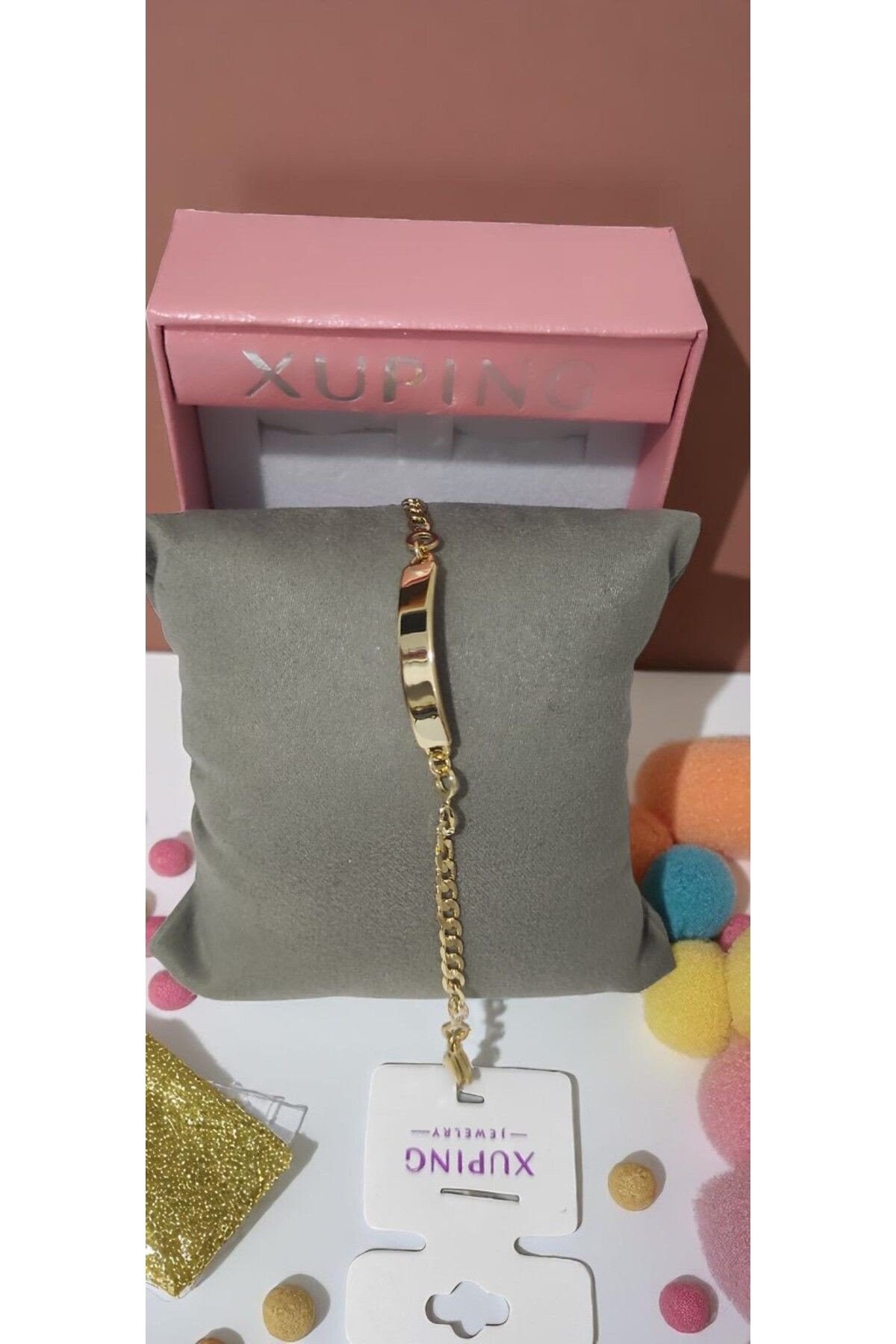 XUPING JEWELRY Altın Kaplama Çocuk Bileklik