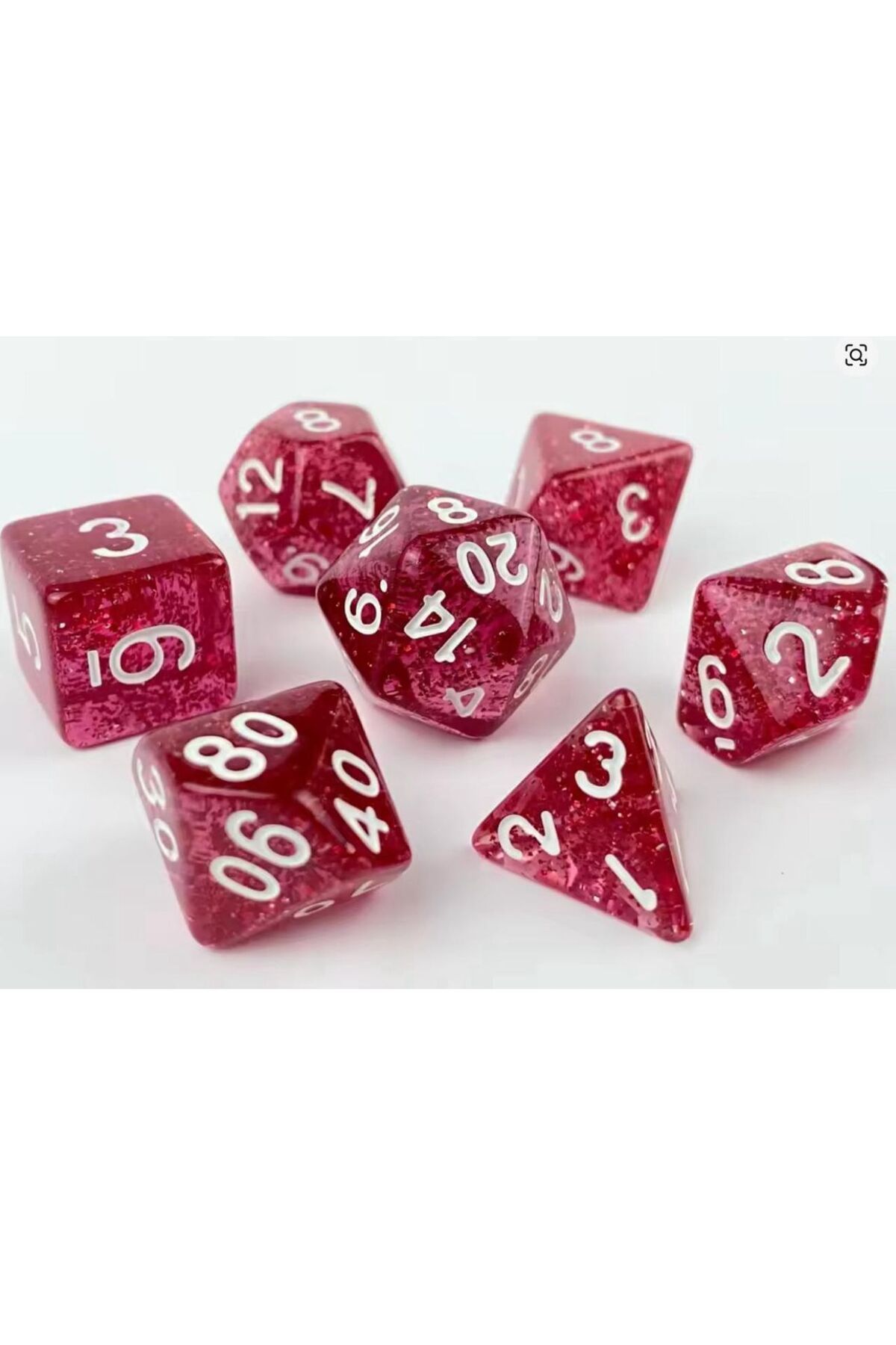zerzembe DND Frp Zar Seti 7li Set Dnd Zarı Dungeons And Dragons Masaüstü Oyun Zarı