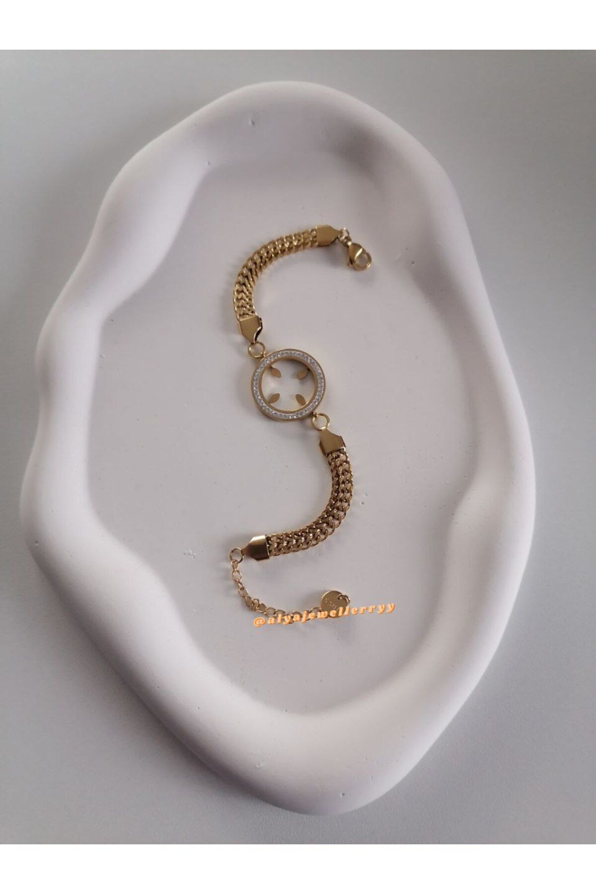 Butik Hasır Çeyrek Koymalı Bileklik