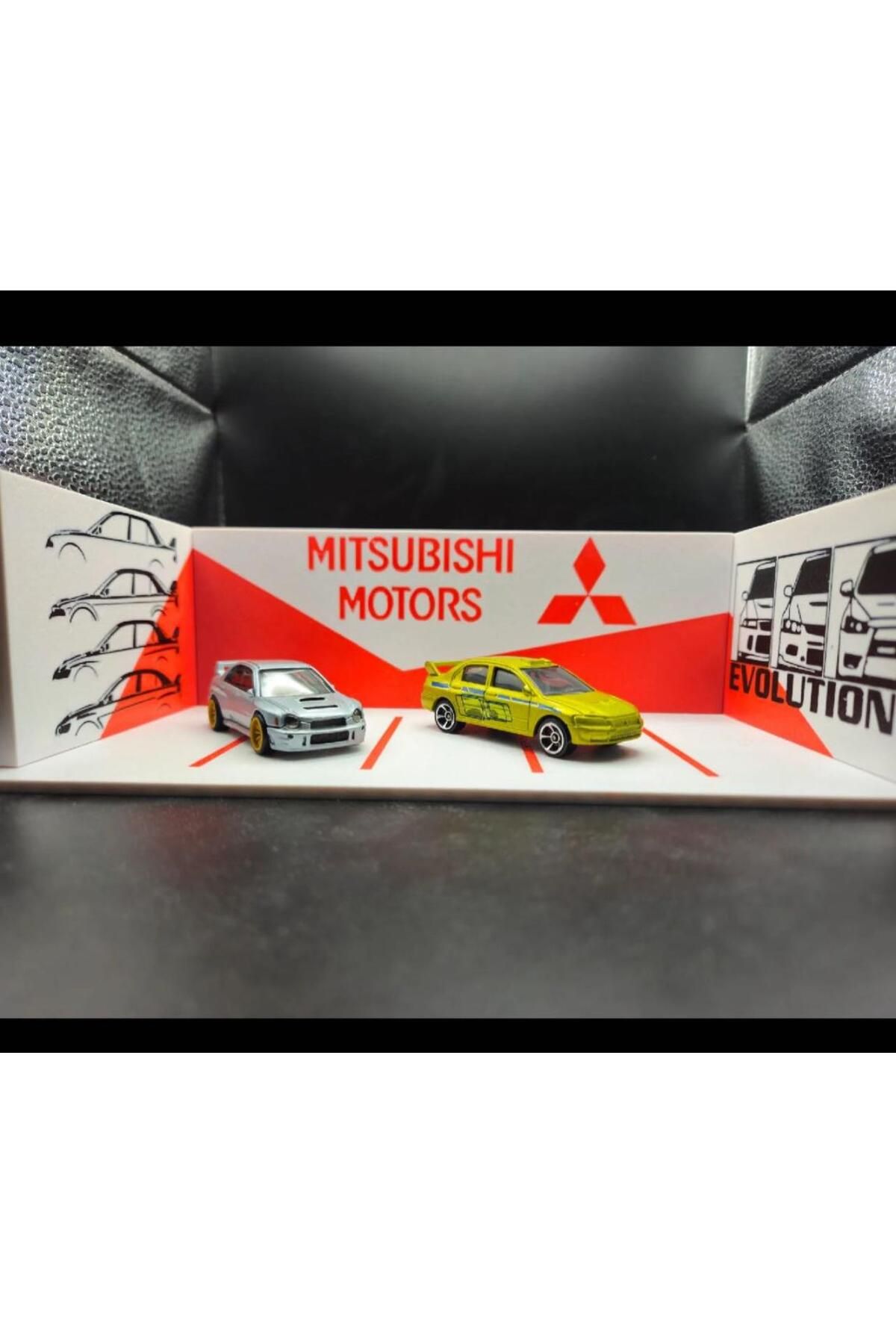 KARAHASANOĞLU MAKİNE Mitsubishi Garaj Diorama 1:64 Ölçek