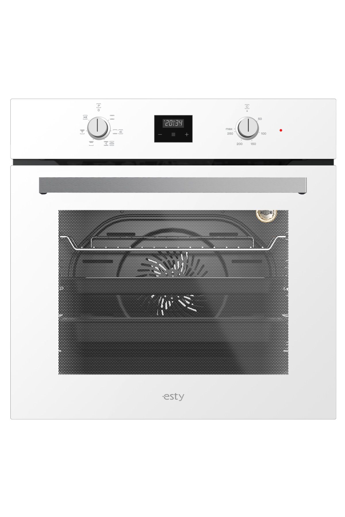 Esty AEF6603W02 ESTY 60 CM BEYAZ MULTİFONKSİYON ANKASTRE FIRIN