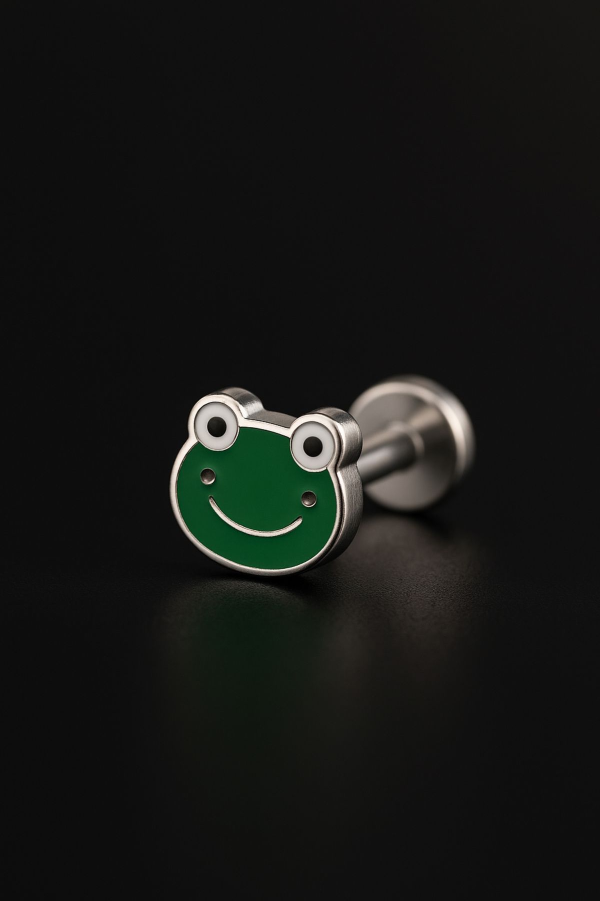 depozoom 316l Cerrahi Çelik Kıkırdak Tragus Ve Tüm Kulak Bölgesine Uygun Kurbaga Piercing
