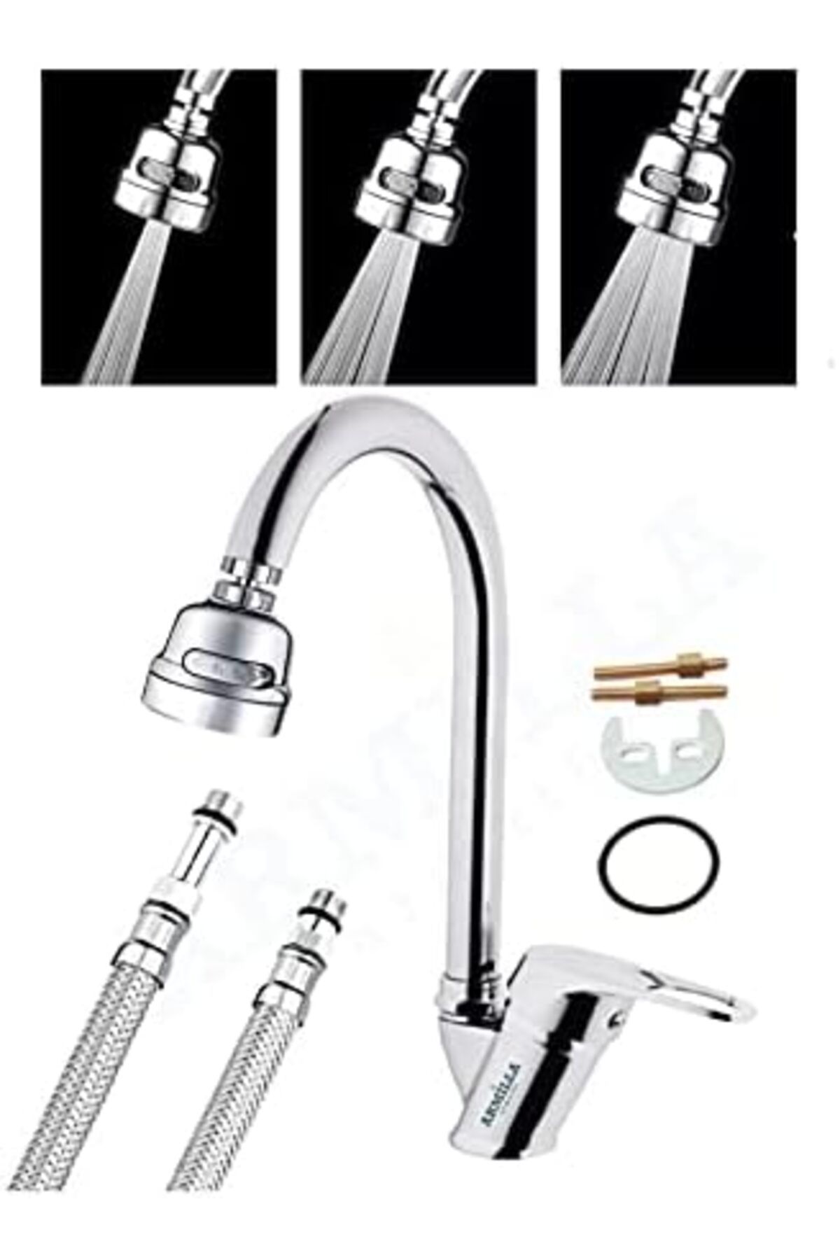 STOREMAX-Jvnnastore Functional Saving Headed Cane Tubular Kitchen Sink Faucet Fountain Faucet 3