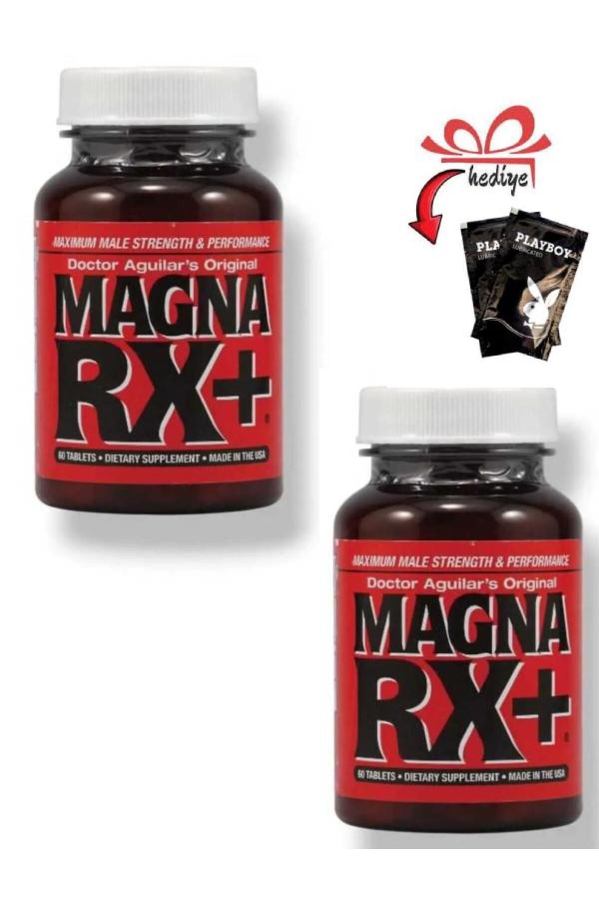 X-One Magna RX+ Erkeklere Geliştirici Performanse Takviyesi 60'lı x 2 ad.+ Kayganlaştırcı Jelle
