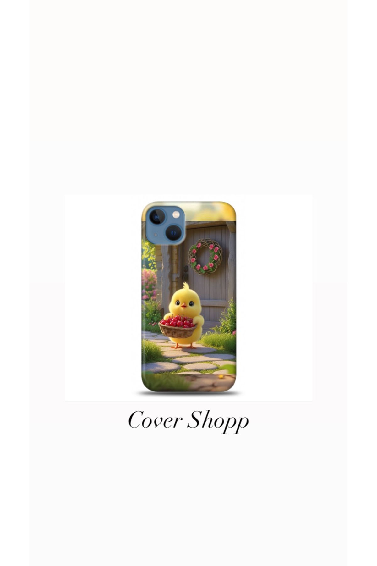 cover shopp Sevimli Civciv Tasarımlı Kılıf İphone 13