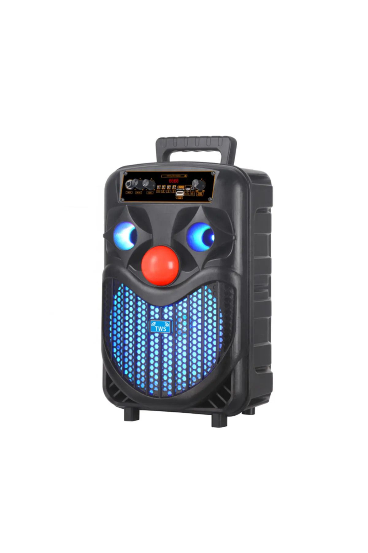 OBRAX 8'' Taşınabilir Bluetooth Yüksek Güçlü Karaoke kablosuz Dj BT taşınabilir Ev Dış Mekan Ses Sistemi