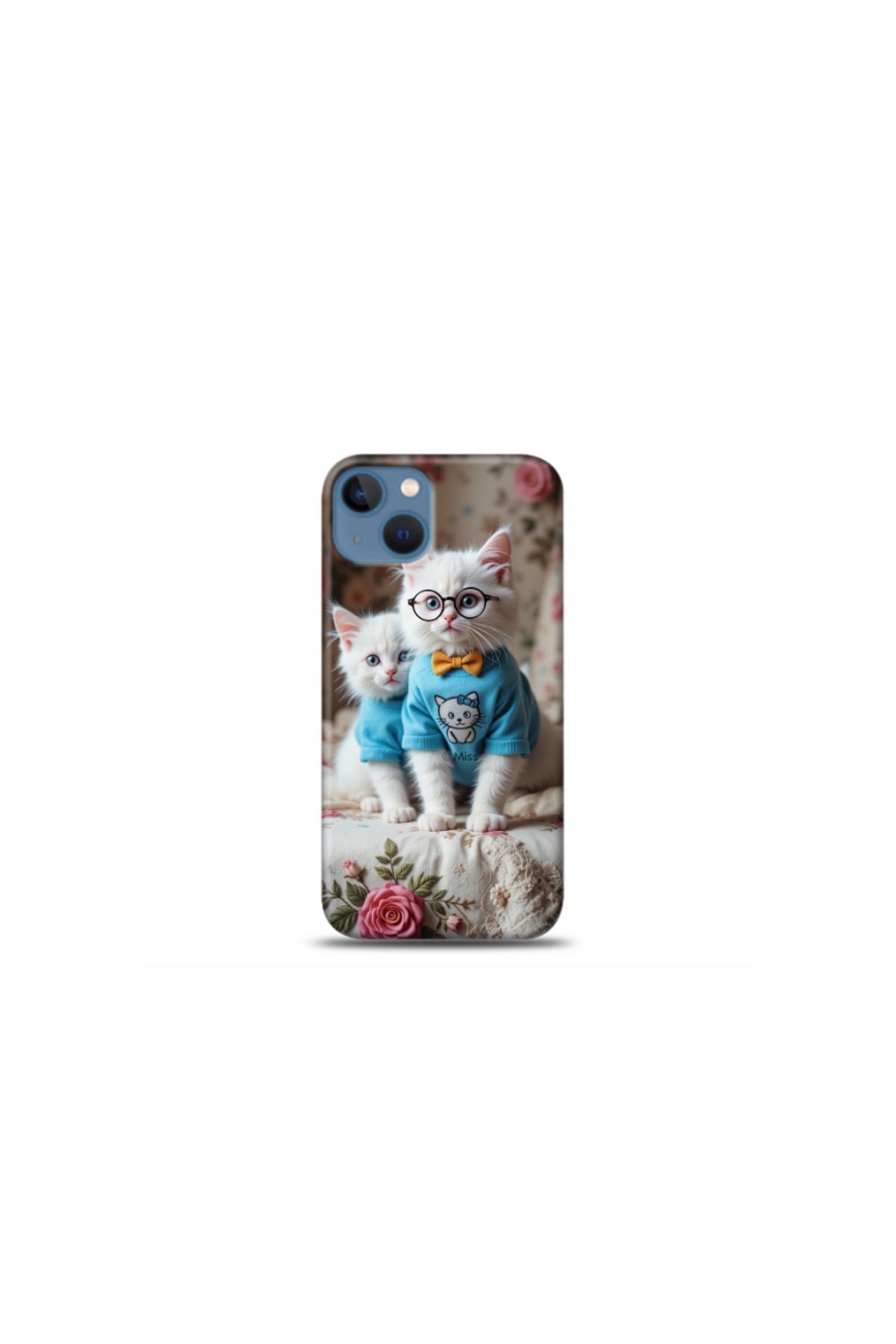 cover shopp Sevimli Kedi Tasarımlı Kılıf İphone 15
