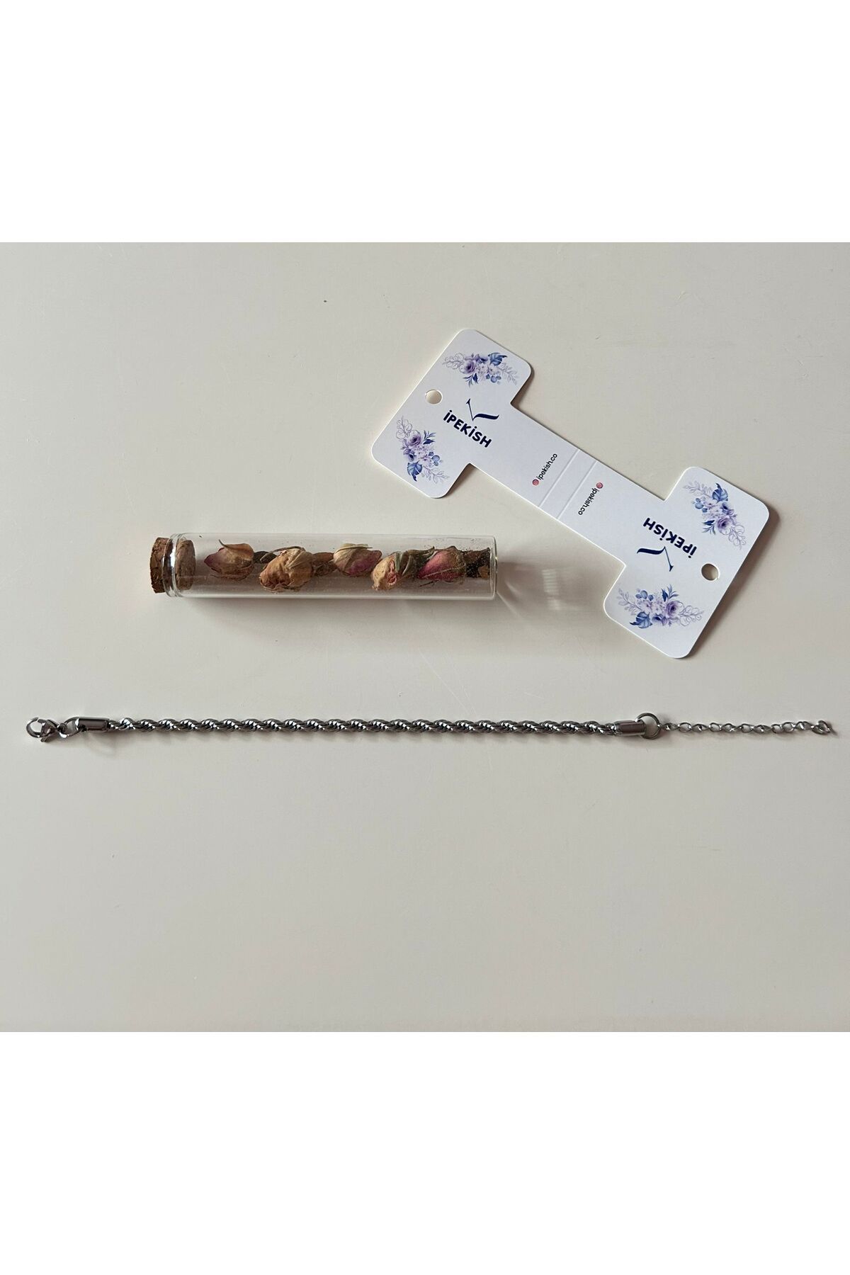 Cheecky Chic İpekish | Ayarlanabilir, Silver Renk, İtalyan Zincir, Paslanmaz Çelik, Unisex - Bileklik