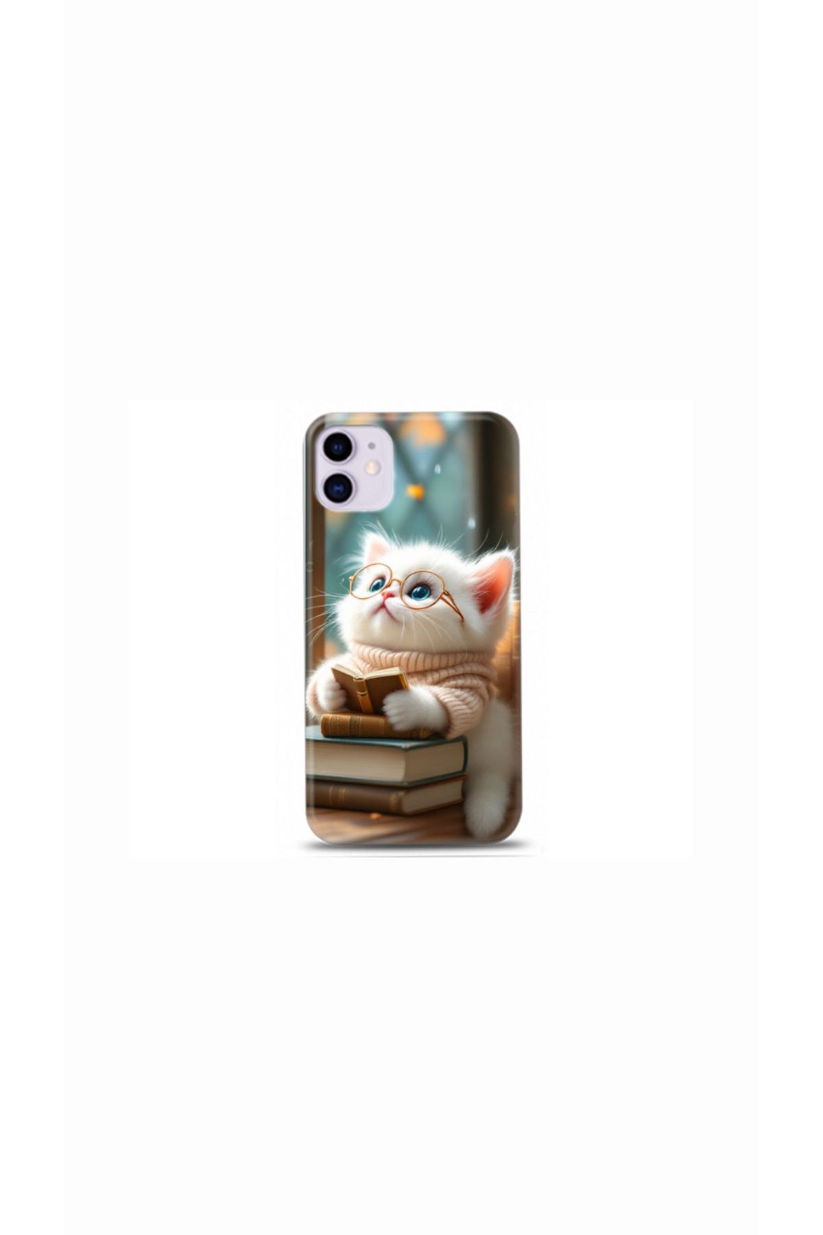 cover shopp Sevimli Kedi Tasarımlı Kılıf İphone 12