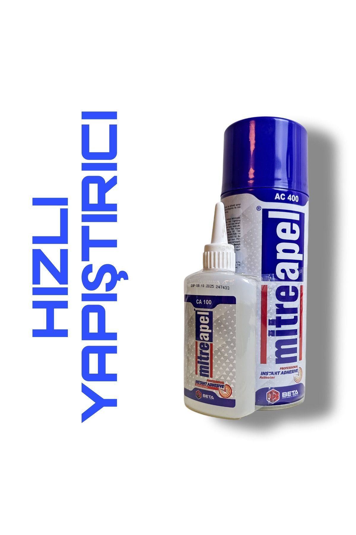 teknotrust Hızlı Yapıştırıcı HIZLI YAPIŞTIRICI - MİTREAPEL - JAPON YAPIŞTIRICIS 70ML (SOĞUTUCU 400 ML) TR