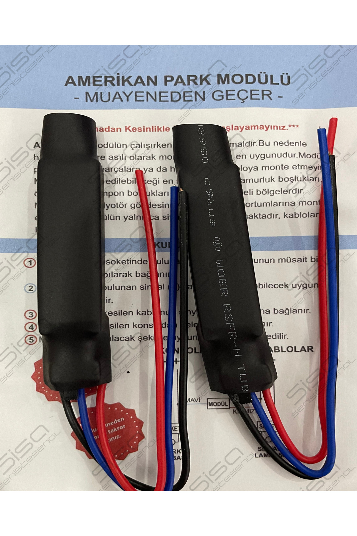 SİSA SENİSTESENAL Amerikan Park Modülü Aç-Kapa Düğmeli Muayeneden Geçer