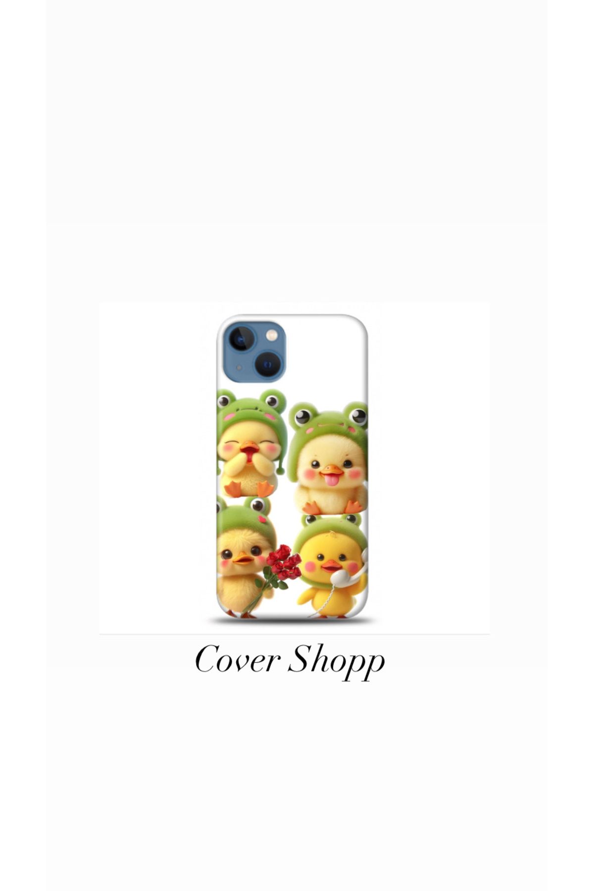 cover shopp Sevimli Civciv Tasarımlı Kılıf İphone 15