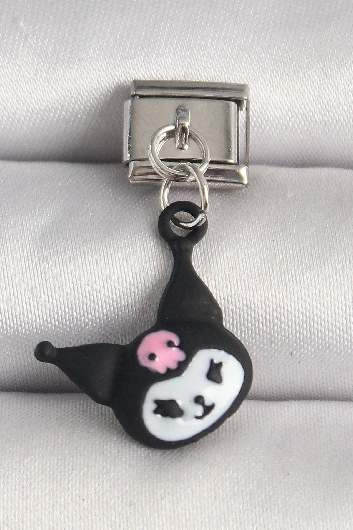 luz&pos 316l Çelik Gümüş Renk Kuromi Model Nomination Charm
