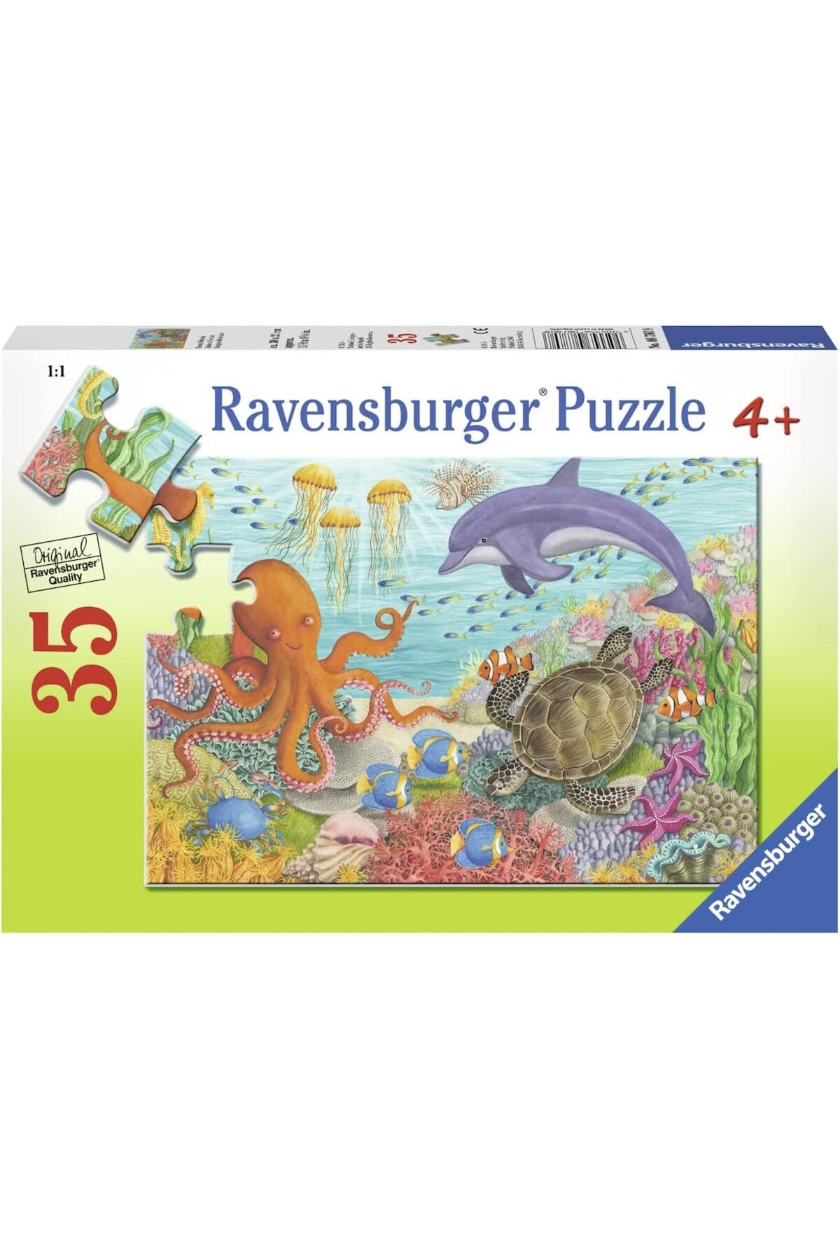 RAVENSBURGER 35p Puzzle Okyanus Canlıları