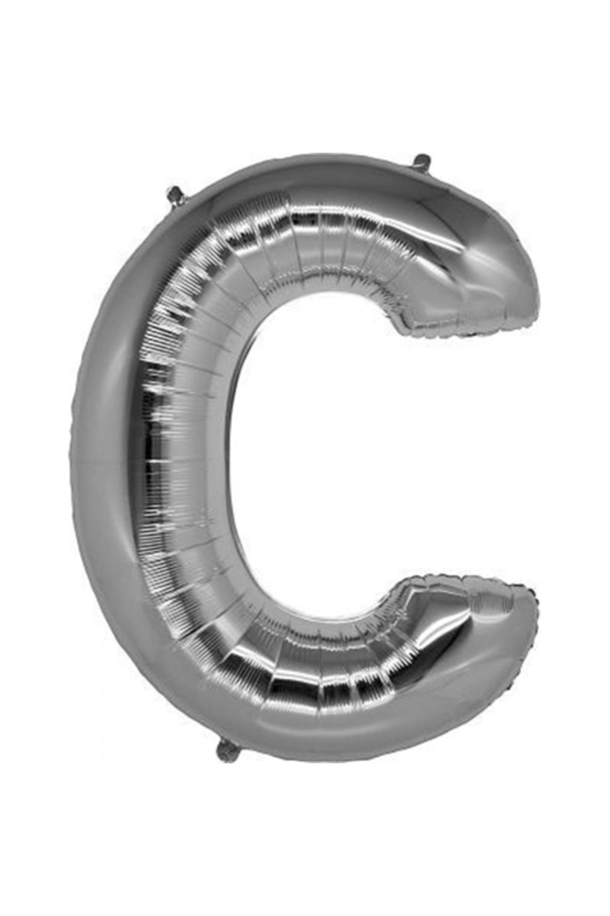 Generic C Harf Folyo Balon Gümüş Renk 40 İnç