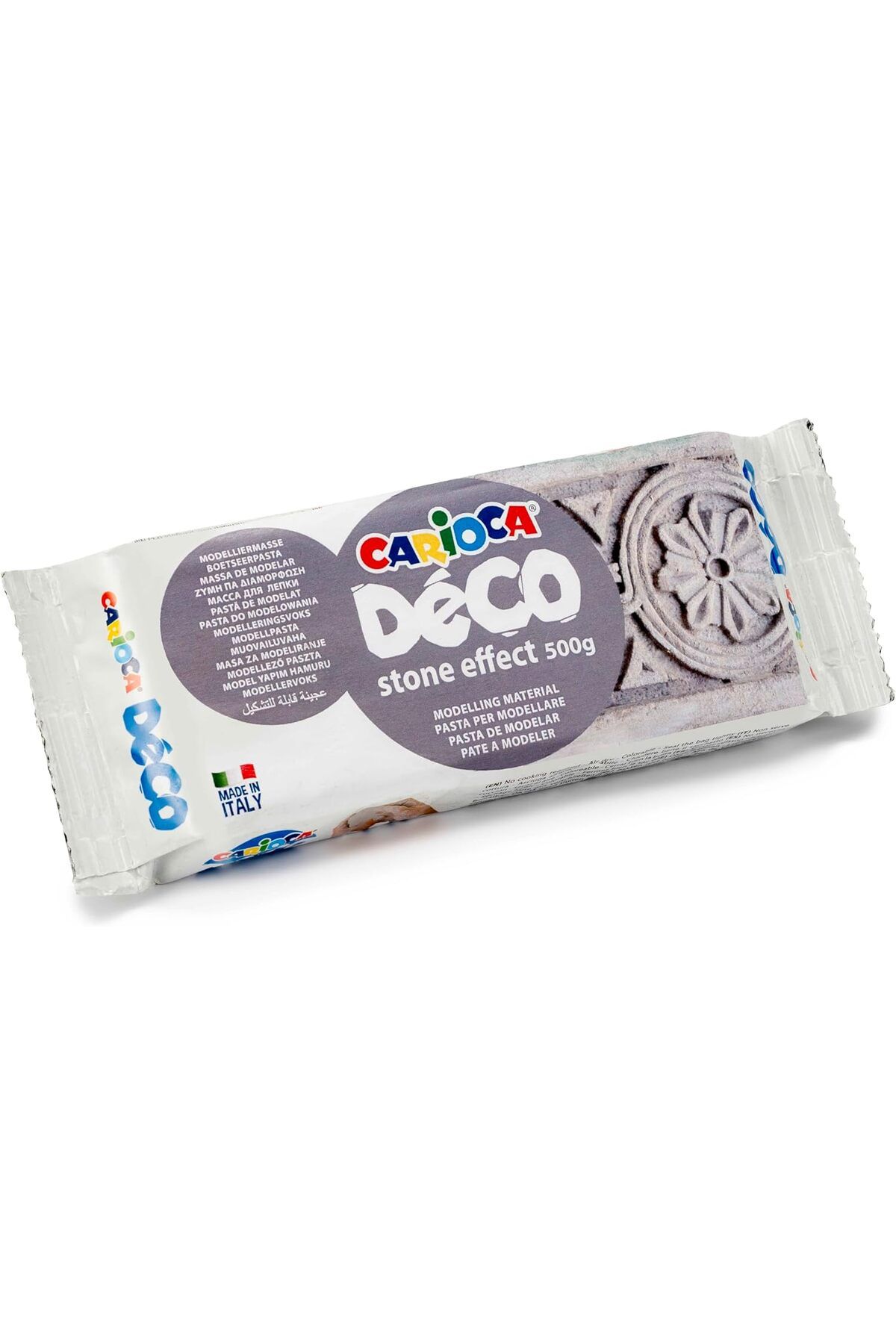 CARIOCA 8003511232665 Deco Seramik Hamuru - 500 Gr Taş Efekti