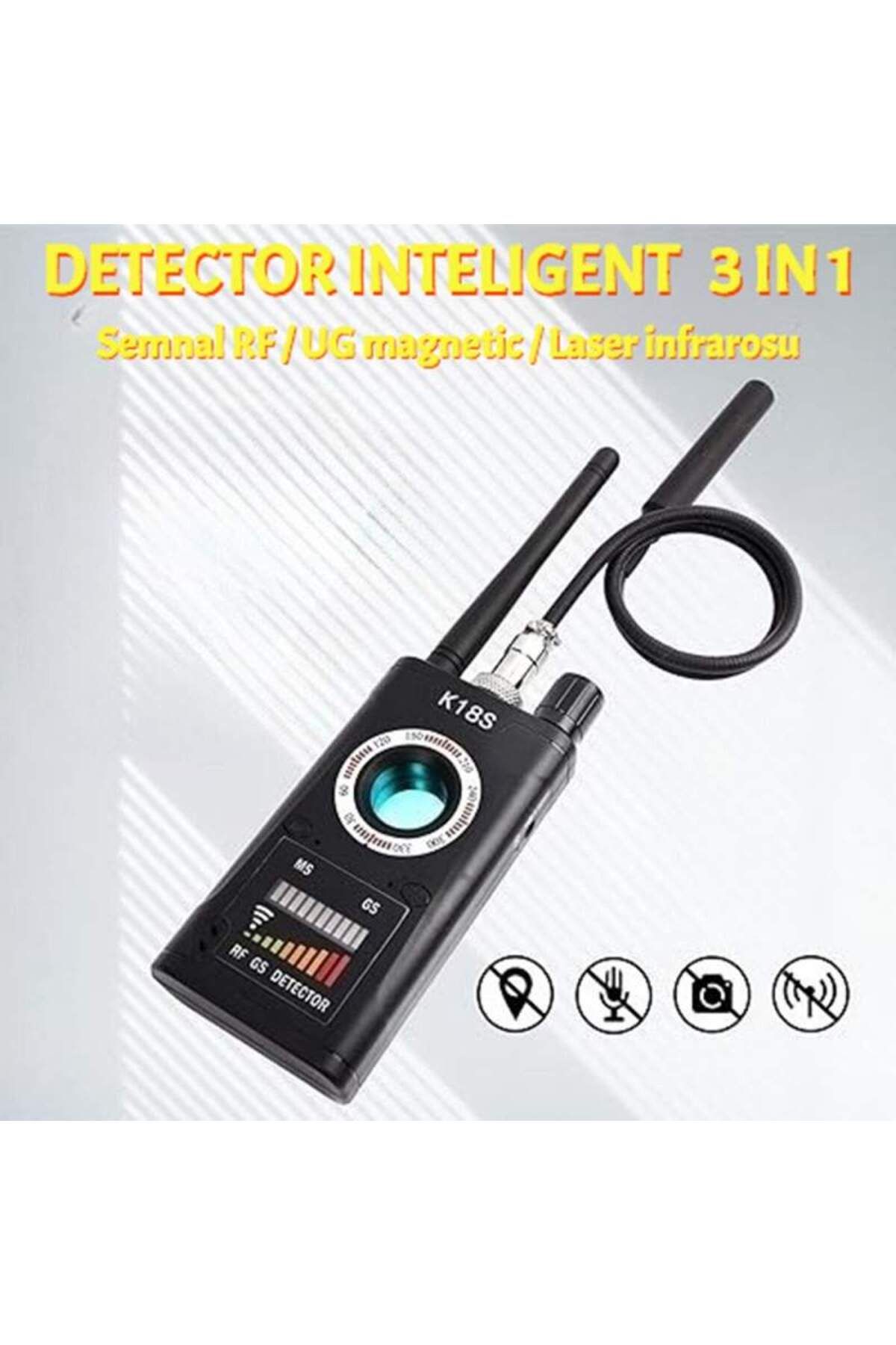 SIKS-Professional Anti-Spy Detector SIKS, for Detecting Cameras, GPS or GSM Locators, length 10.8 cm 4