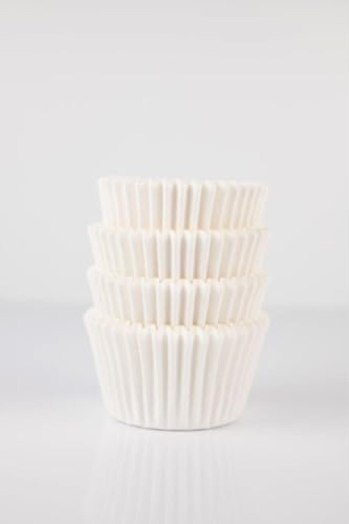 STOREMAX mrttnca Hediye Sepeti Takribi 200 Adet Mini Boy Beyaz Truff Çikolata Kağıdı, Muffin Kek Kalıbı