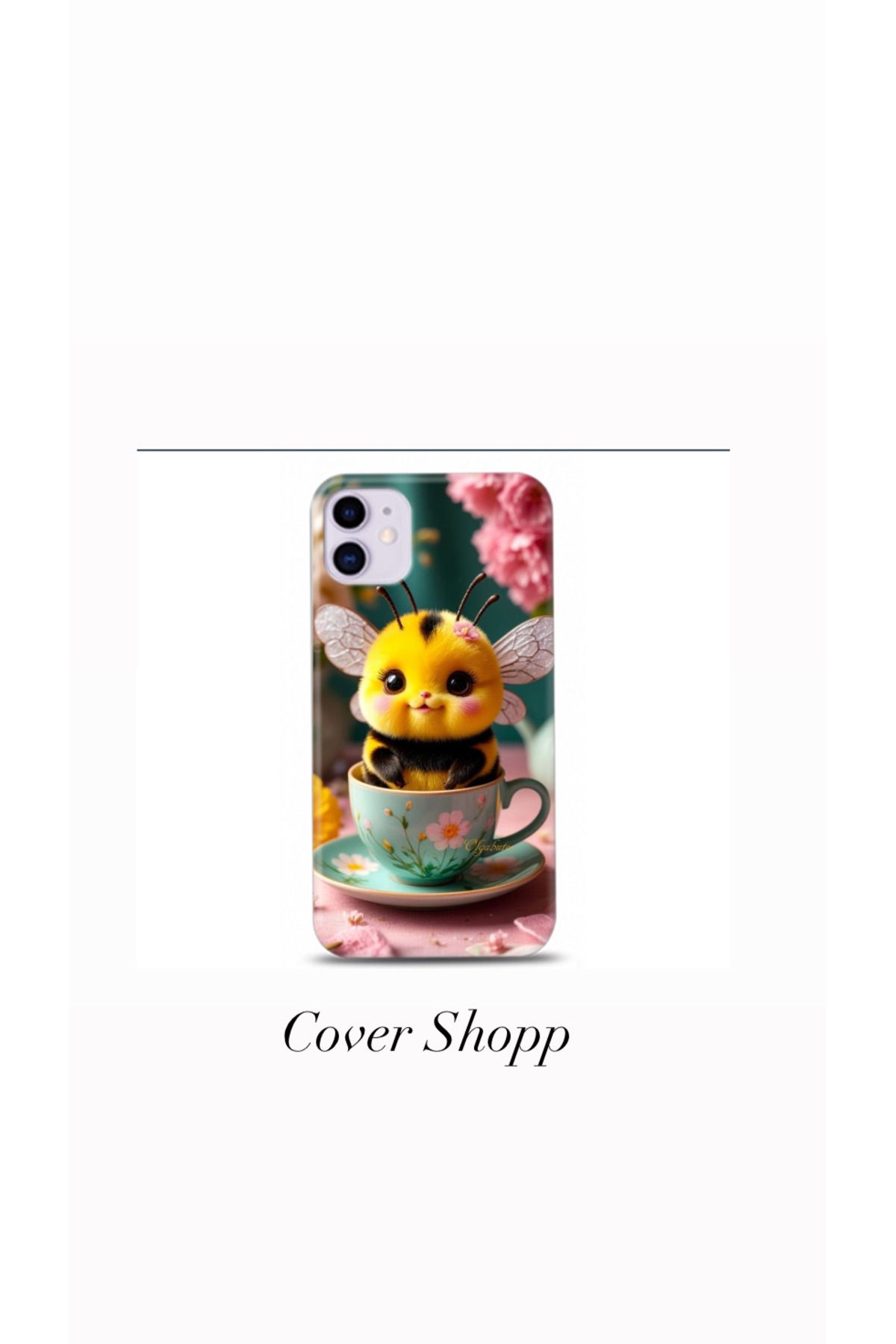 cover shopp Sevimli Arı Tasarımlı Kılıf İphone 11