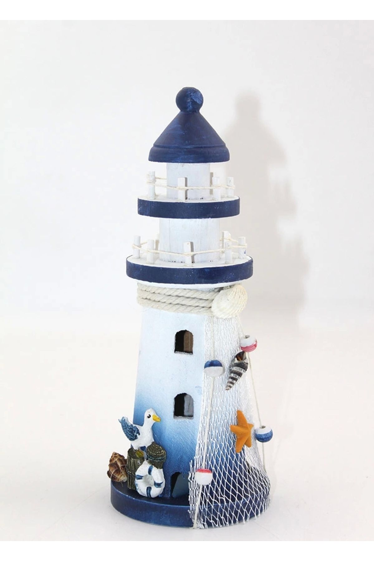 PRATİKOBA Ahşap Marin Deniz Feneri Model 4