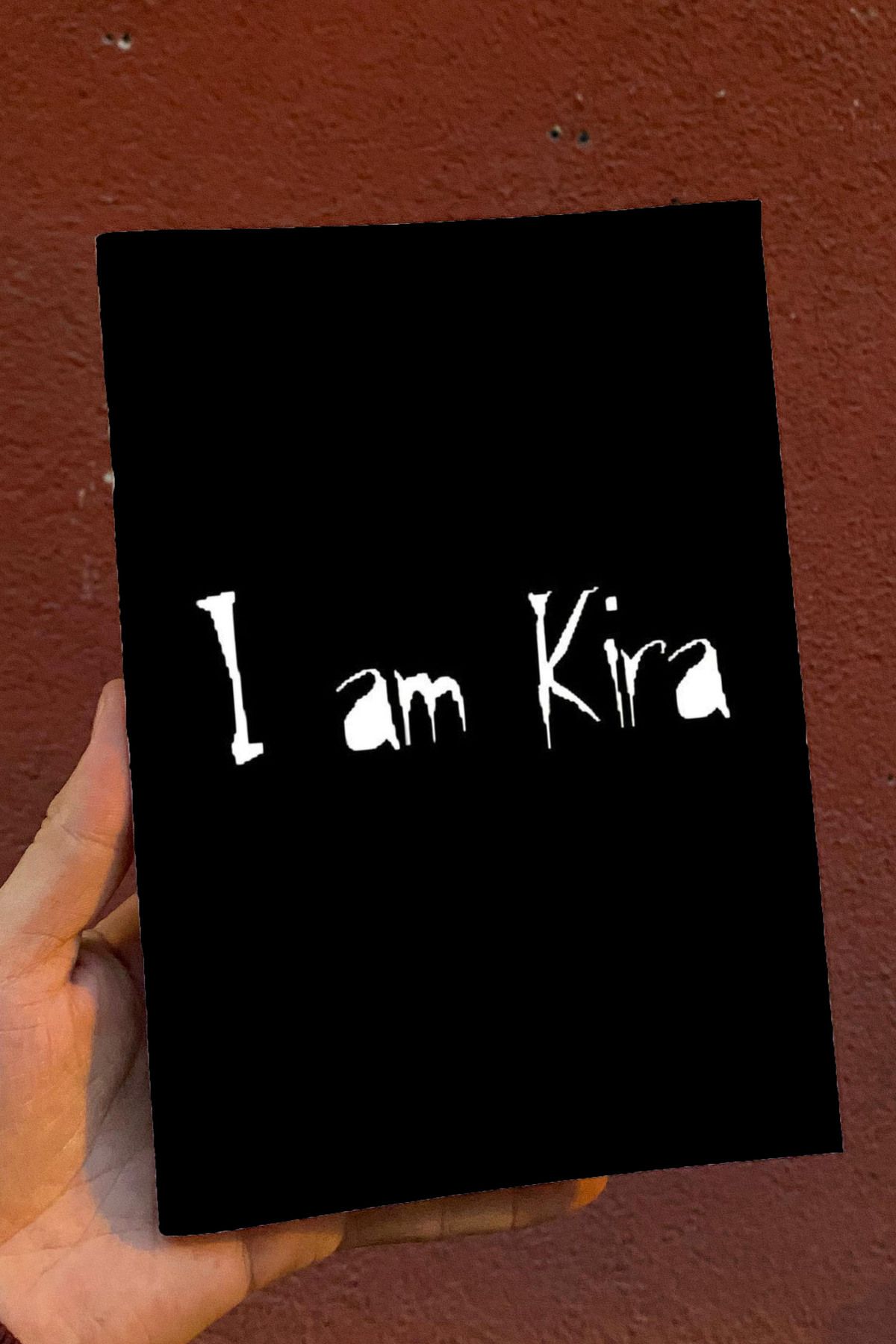 Ludios "A5 Defter Deathnote Im Kira Çizgisiz, 50Sayfa | Sketch, Günlük, Notlar"