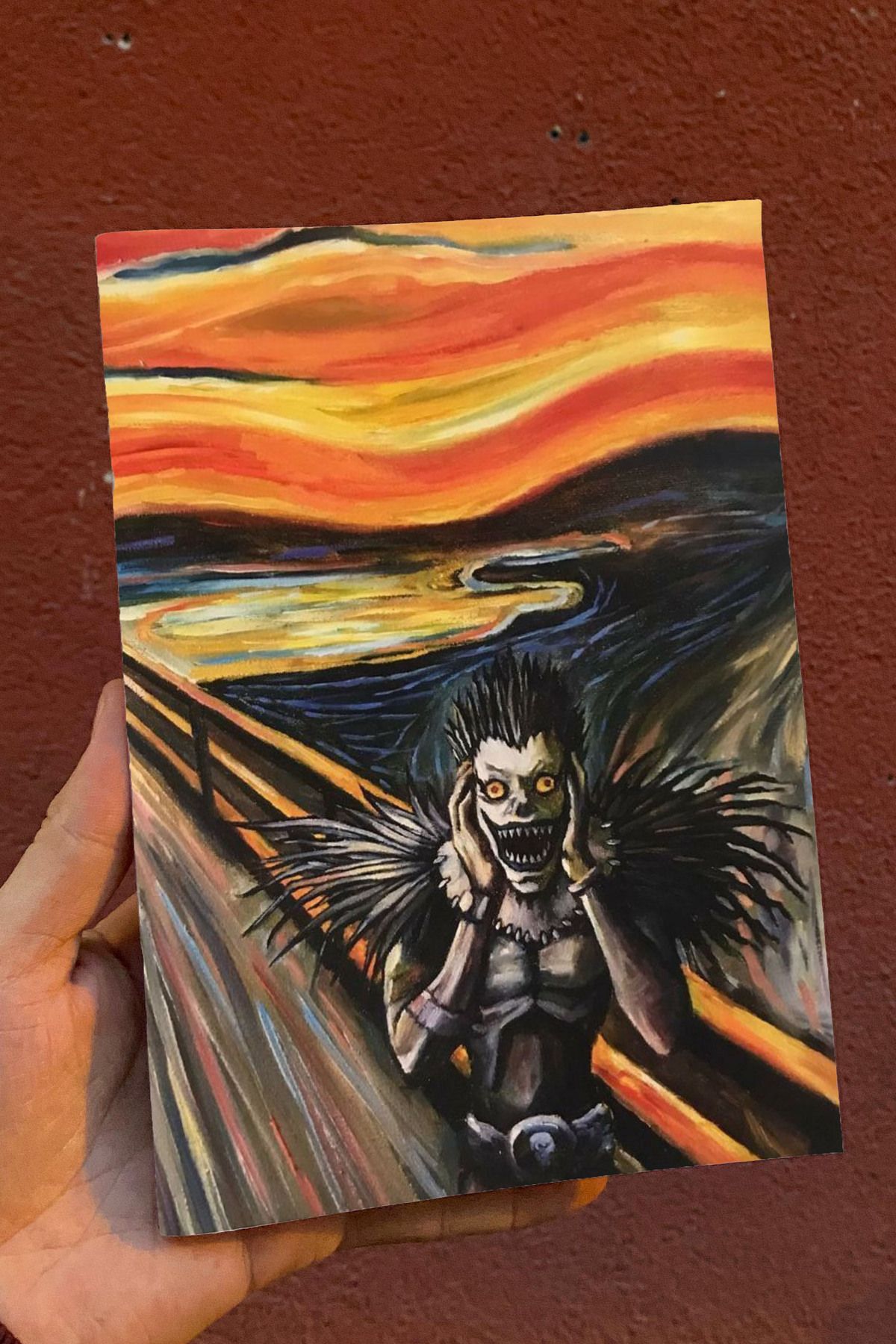 Ludios "A5 Defter Deathnote Grok Çığlık Çizgisiz, 50Sayfa | Sketch, Günlük, Notlar"