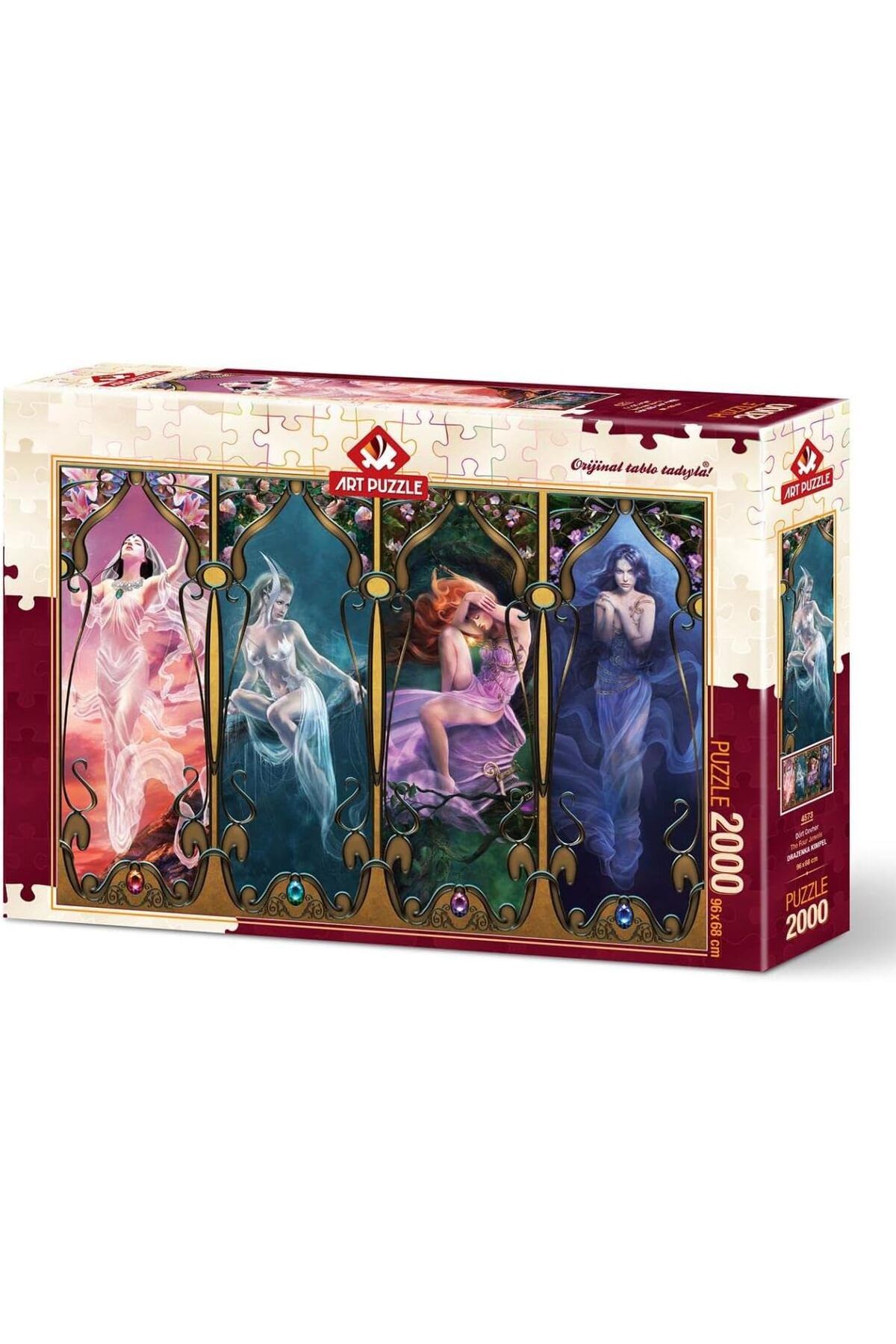 Art Puzzle Dört Cevher 2000 Parça Puzzle