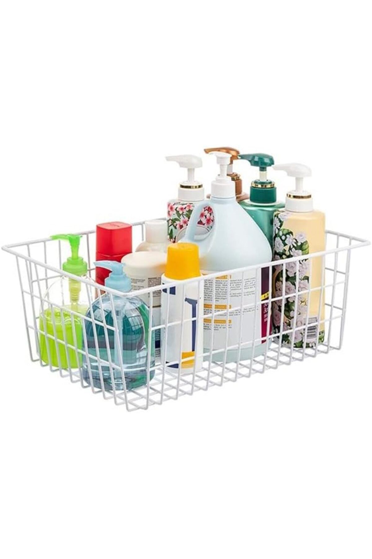 STOREMAX mrttnca & Garden Pazlanmaz Metal Banyo ve Mutfak Malzeme Düzenleyici Tel Sepet, Kozmetik Havlu Düz