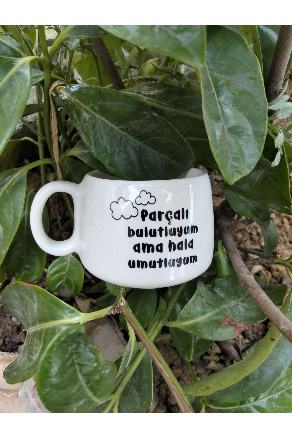 Home Kahve fincanı "Parçalı bulutluyum"