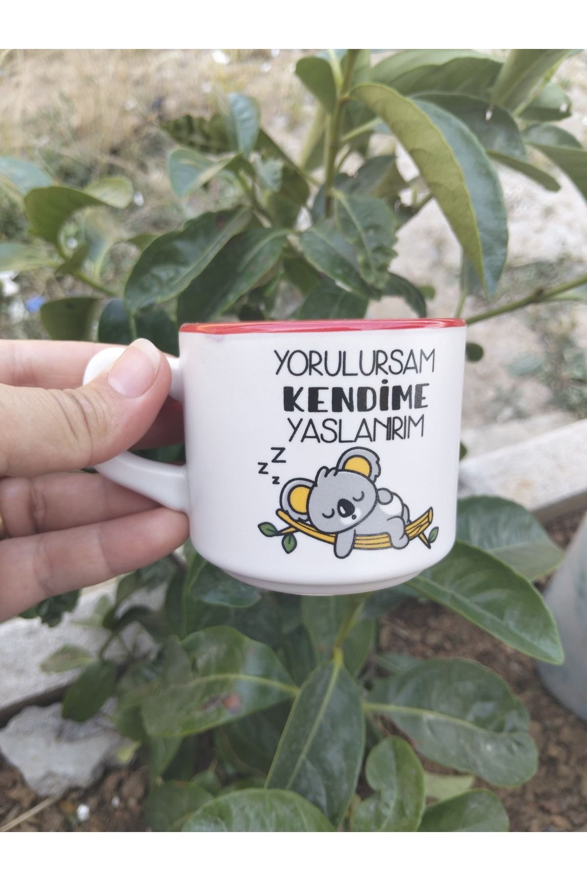 Home-Coffee Cup "If I'M Tired, I'Ll Lean on Myself" 3