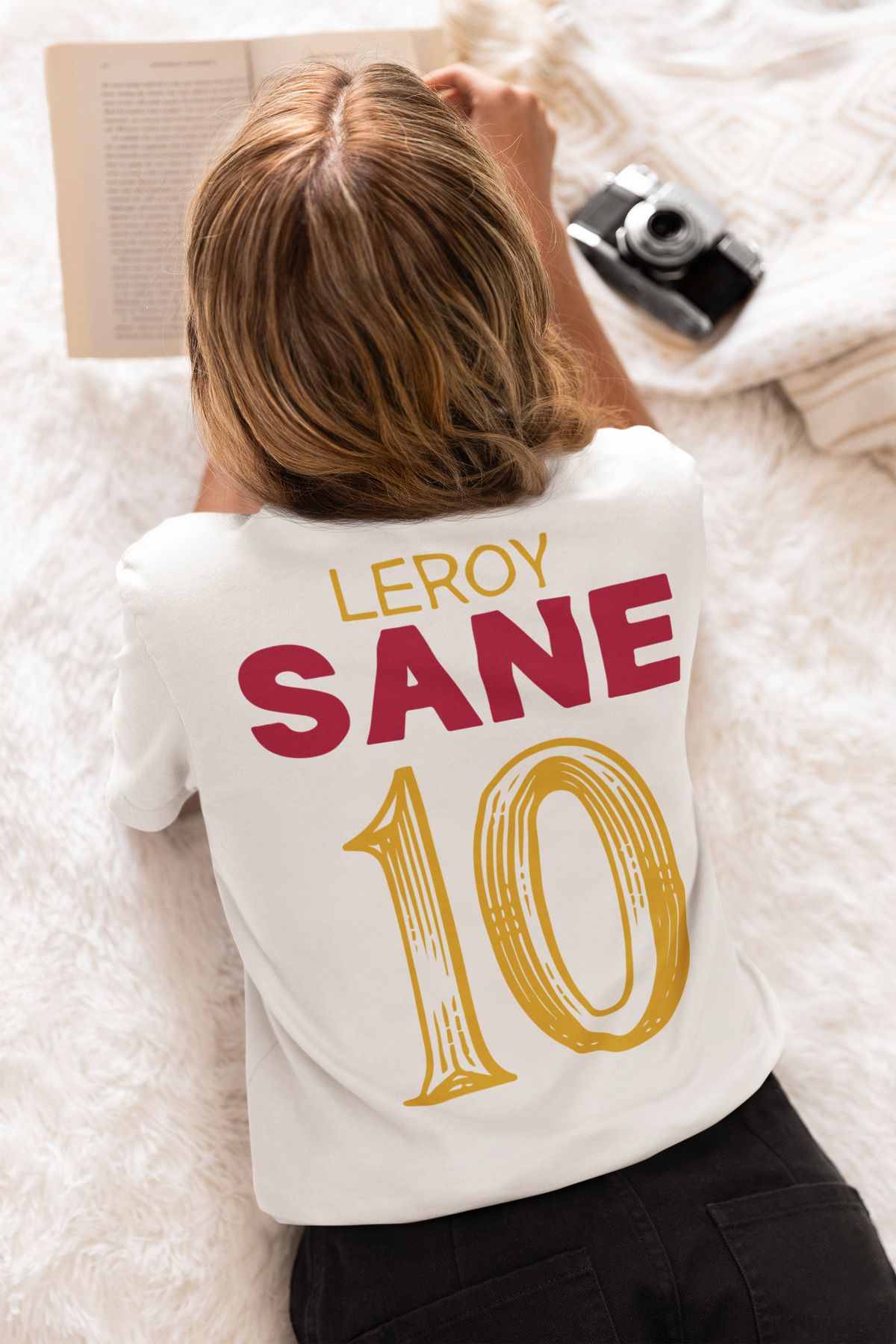 Biy Store Gala Sane forma futbol sırt baskılı unisex kısa kollu erkek tişört kadın t-shirt