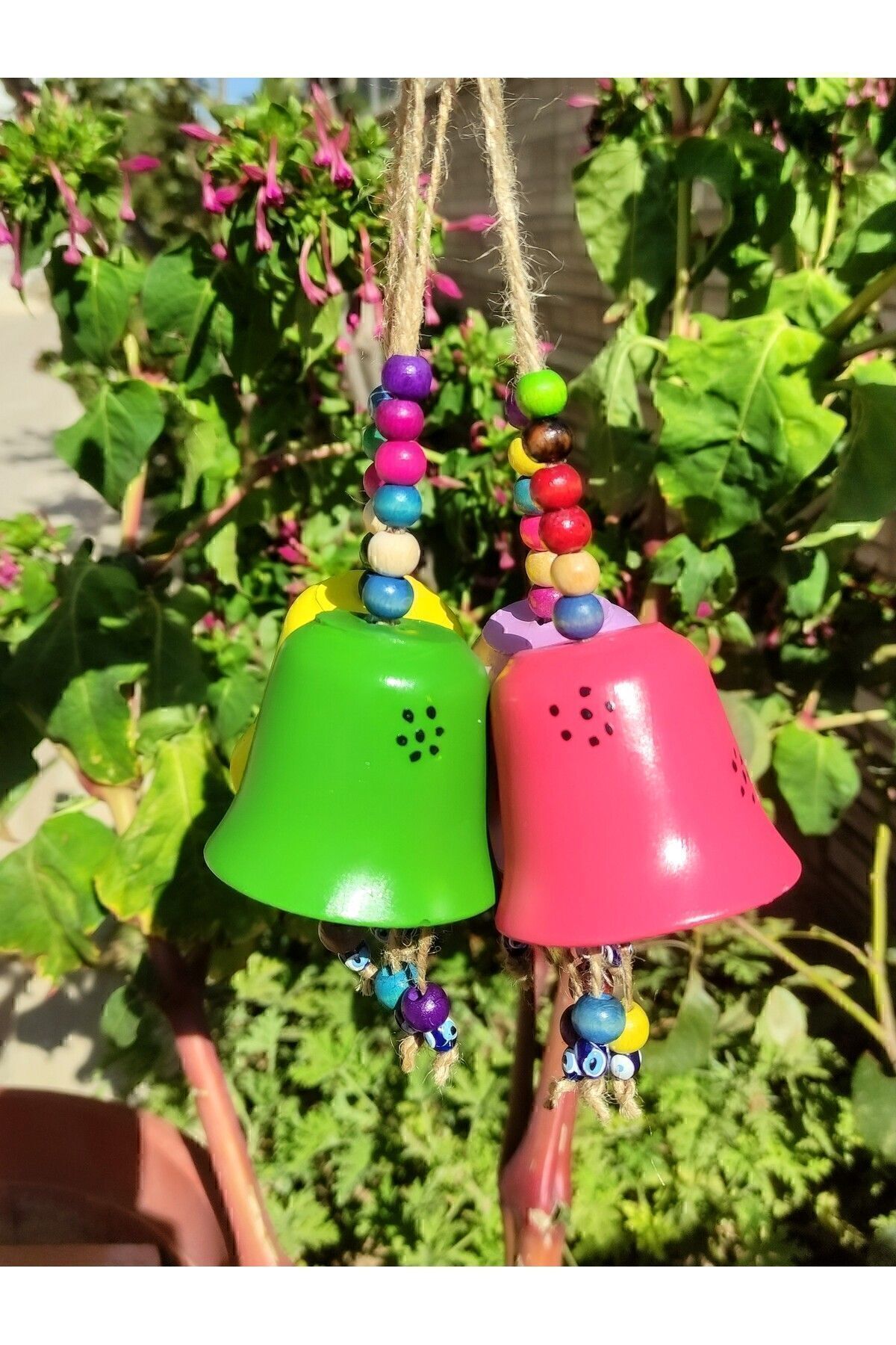 DEKORANLA Renkli Balkon ve Bahçe Duvar Süsü, Şık ve Dekoratif 1 Adet