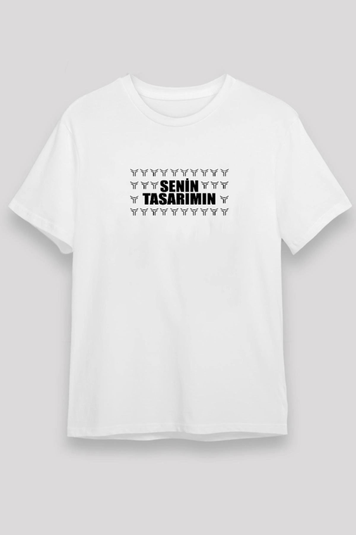 mirror the beauty güzelliği yansıtın 24/1 Düz Ön Sizin Tasarımınız Oversize T-shirt - Beyaz