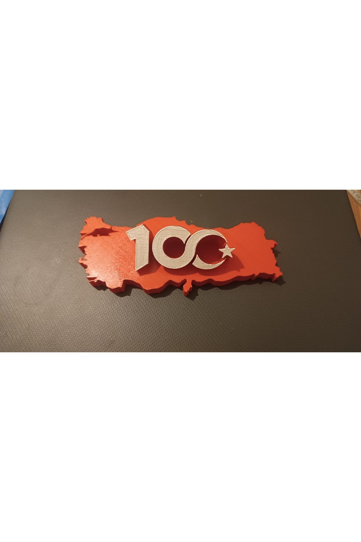 DEKORANLA Kırmızı Masa Üstü Dekor, Şık ve Modern Tasarım, Özel Günler İçin Harika Seçenek